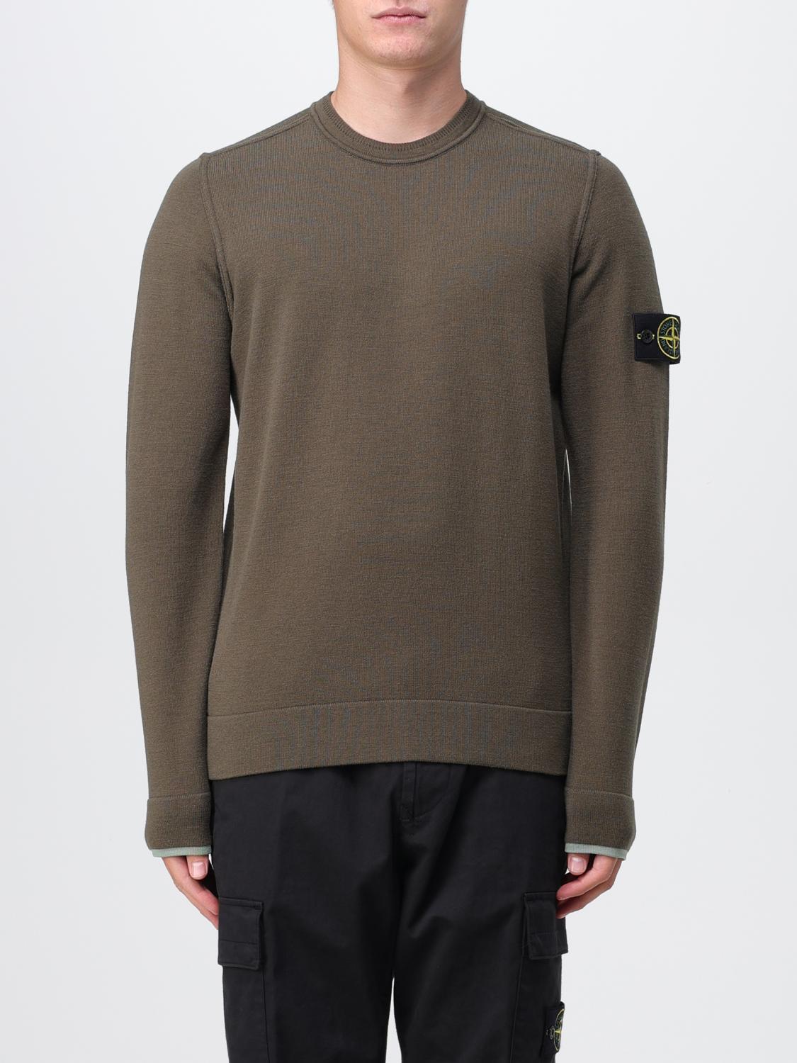 STONE ISLAND PULLOVER: Pullover herren Stone Island, Military - Img 1