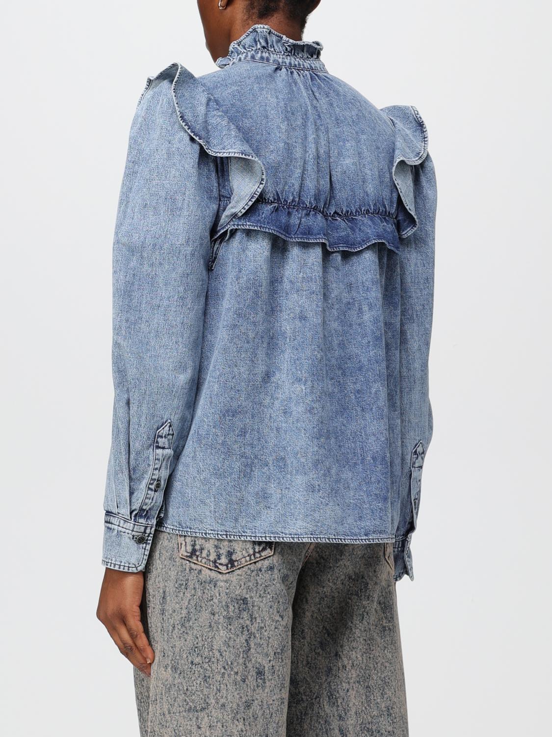 Isabel Marant Etoile shirt in denim - Blue | CH0005FBA3H05E