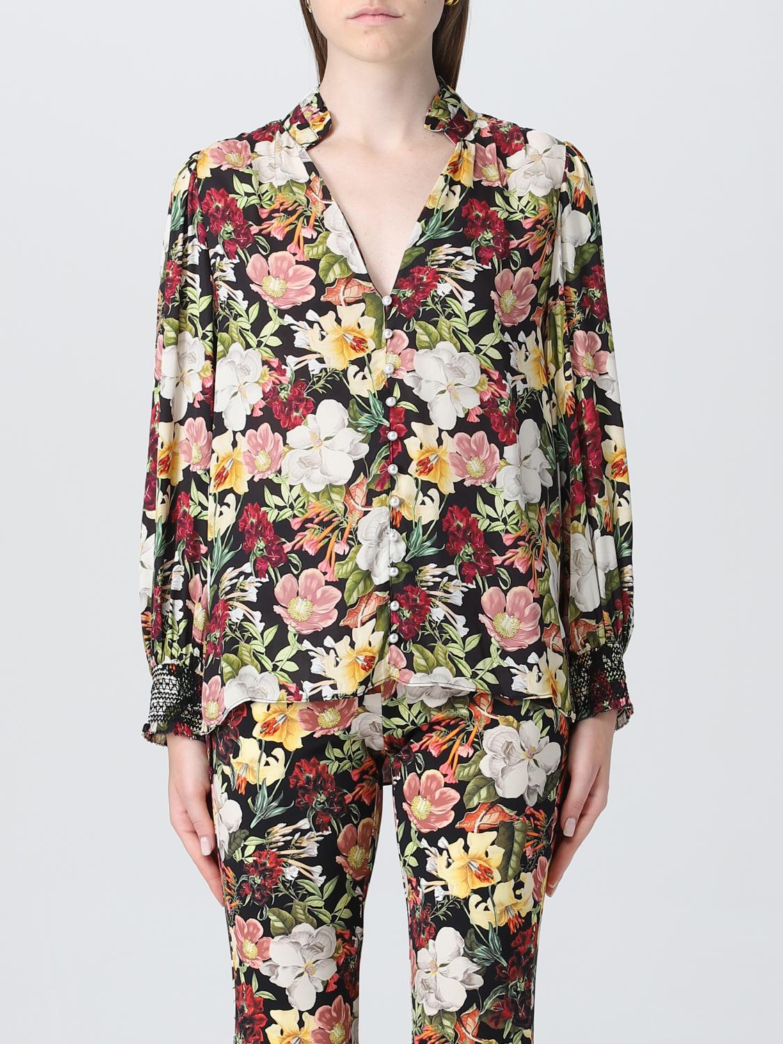 ALICE+OLIVIA CAMICIA: Camicia Alice+Olivia in viscosa con stampa floreale, Fantasia - Img 1