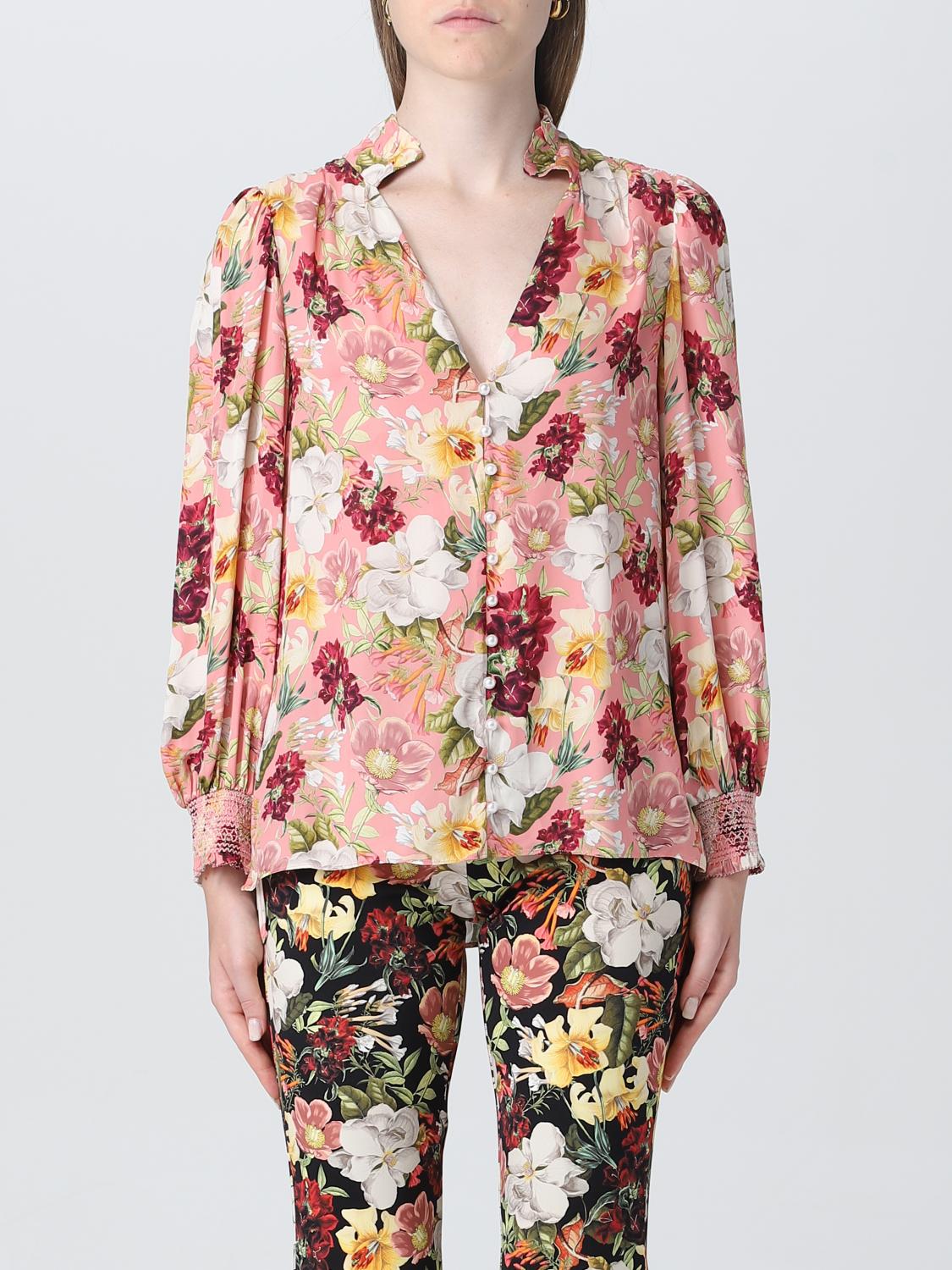 ALICE+OLIVIA CAMICIA: Camicia Alice+Olivia in viscosa con stampa floreale, Fantasia - Img 1