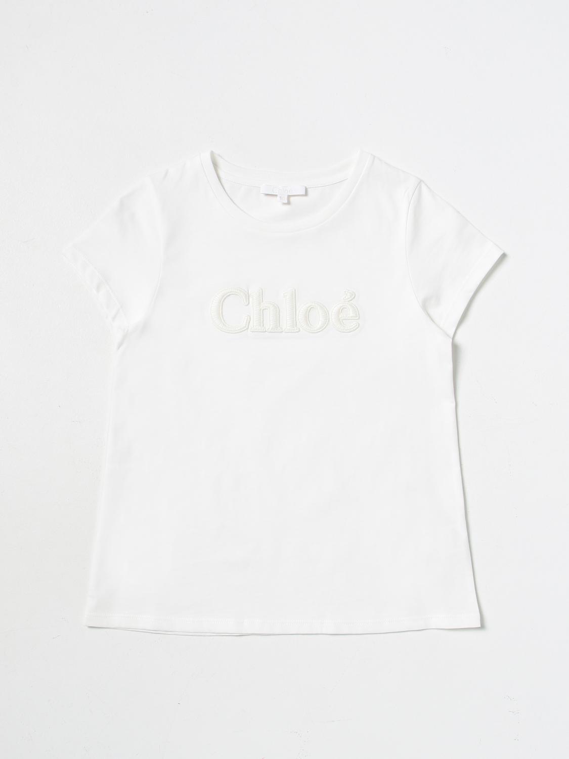 CHLOÉ CAMISETA: Camiseta niños ChloÉ, Blanco - Img 1