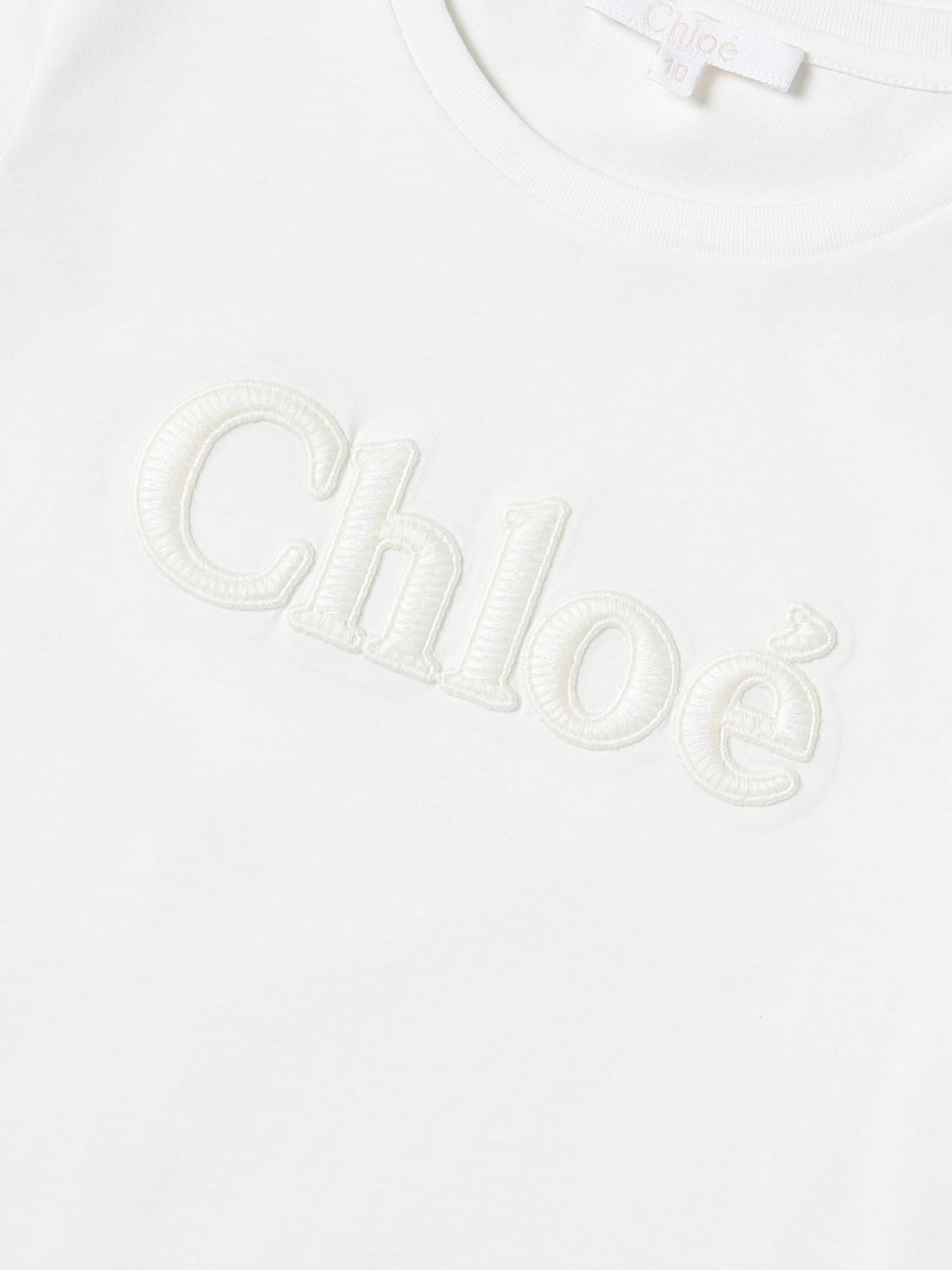 CHLOÉ CAMISETA: Camiseta niños ChloÉ, Blanco - Img 3
