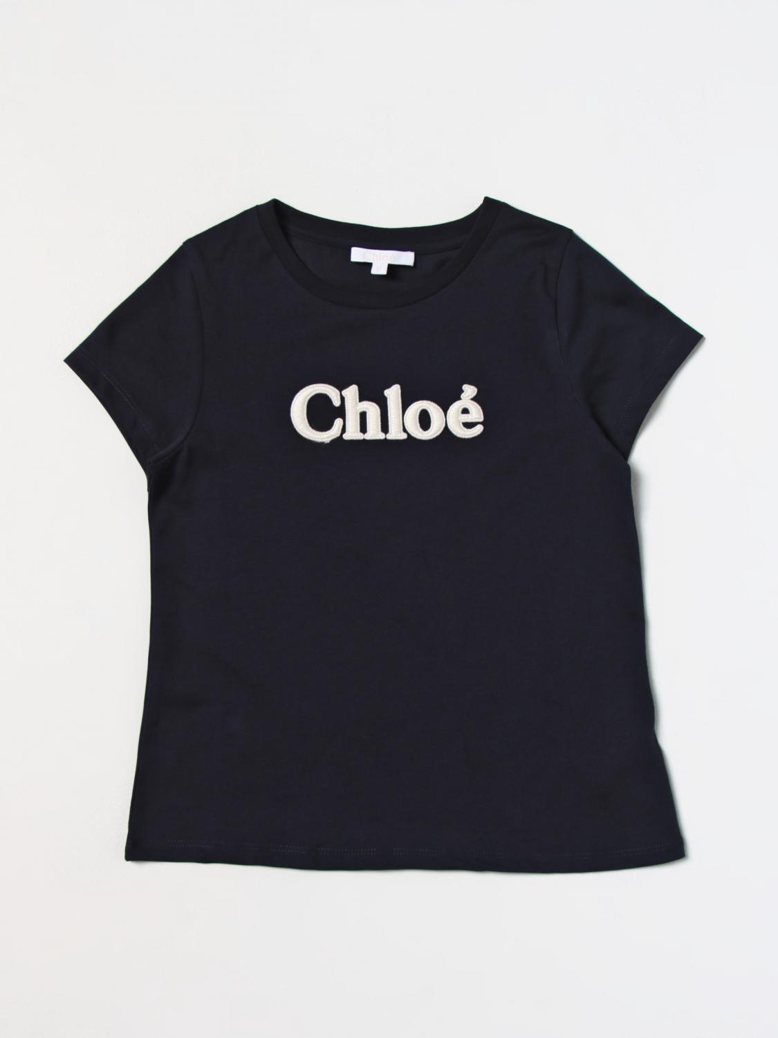 CHLOÉ T-SHIRT: T-shirt kinder ChloÉ, Blau - Img 1