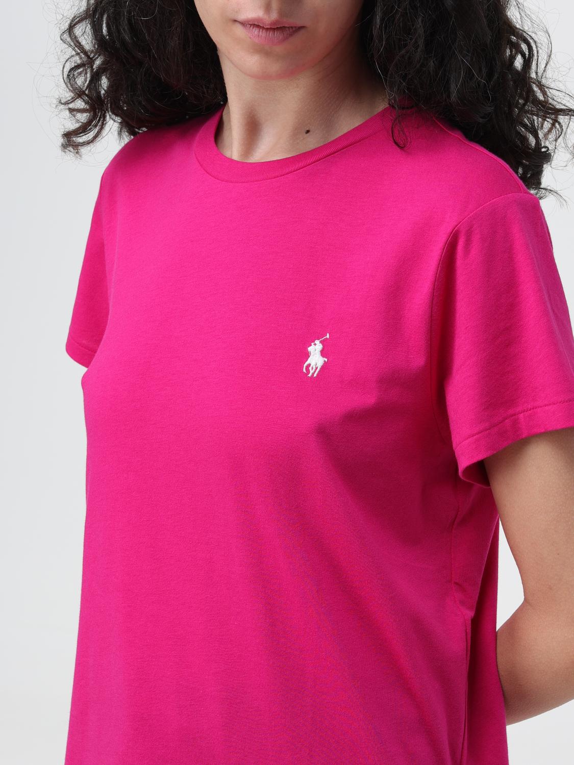 POLO RALPH LAUREN CAMISETA: Polo mujer Polo Ralph Lauren, Fucsia - Img 3