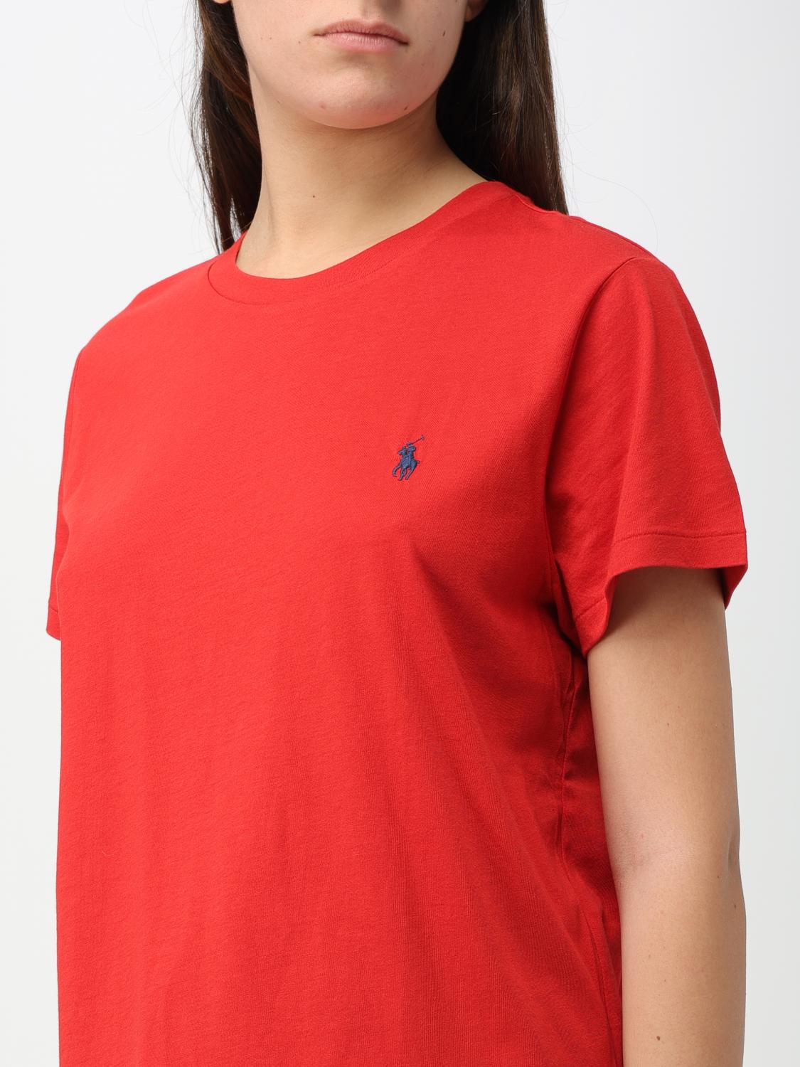 POLO RALPH LAUREN CAMISETA: Polo mujer Polo Ralph Lauren, Rojo - Img 3