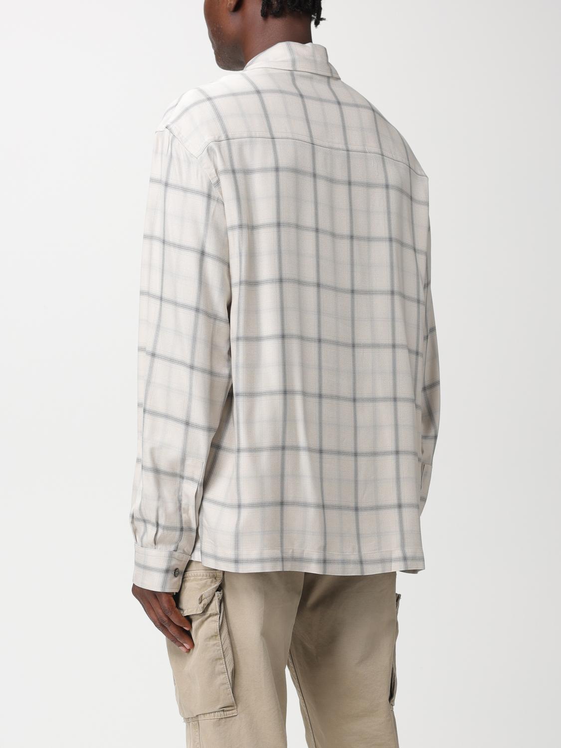 PALM ANGELS CAMICIA: Overshirt Palm Angels in rayon con ricamo, Bianco - Img 3