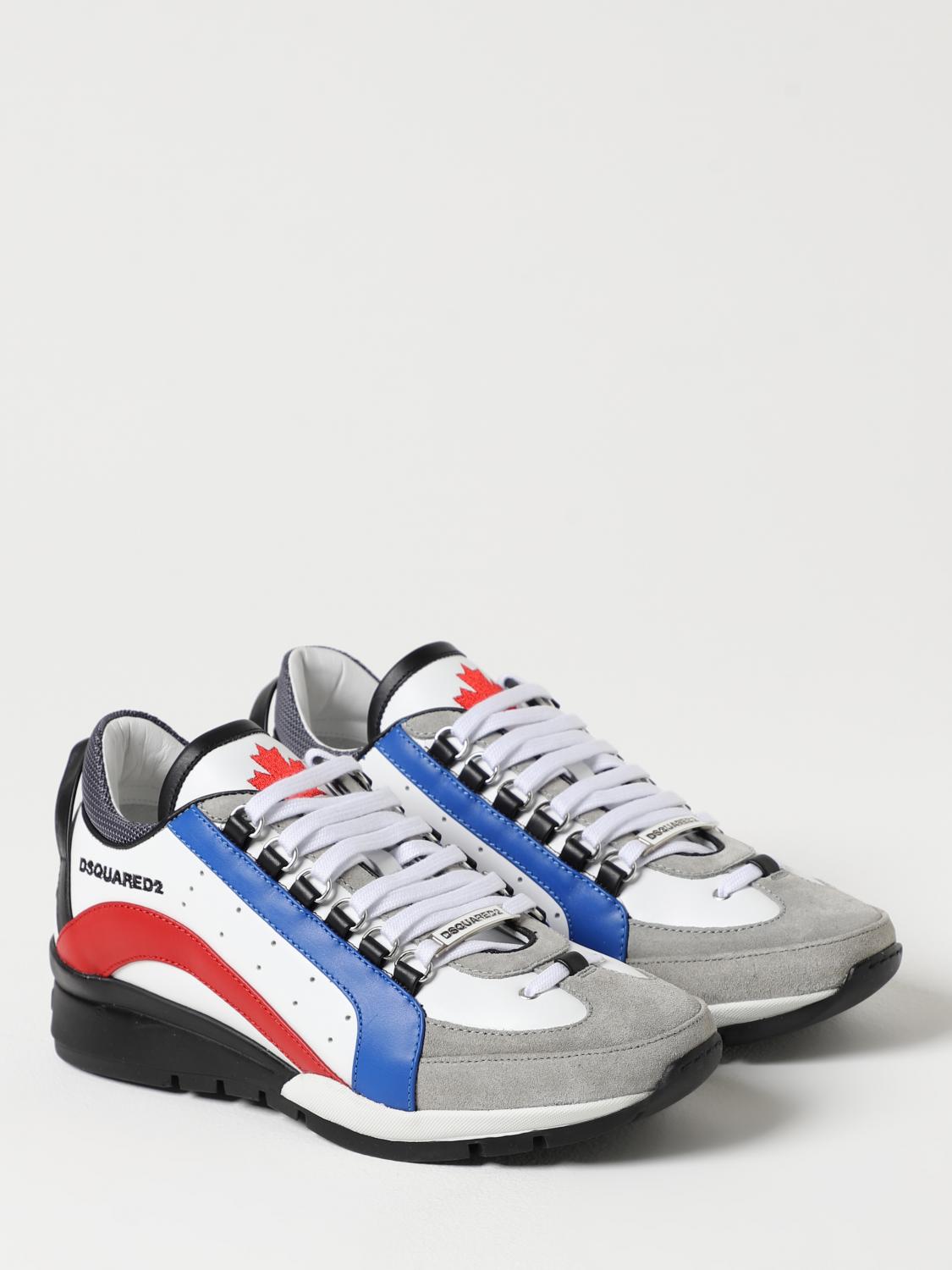 DSQUARED2 BASKETS: Baskets homme Dsquared2, Blanc 1 - Img 2
