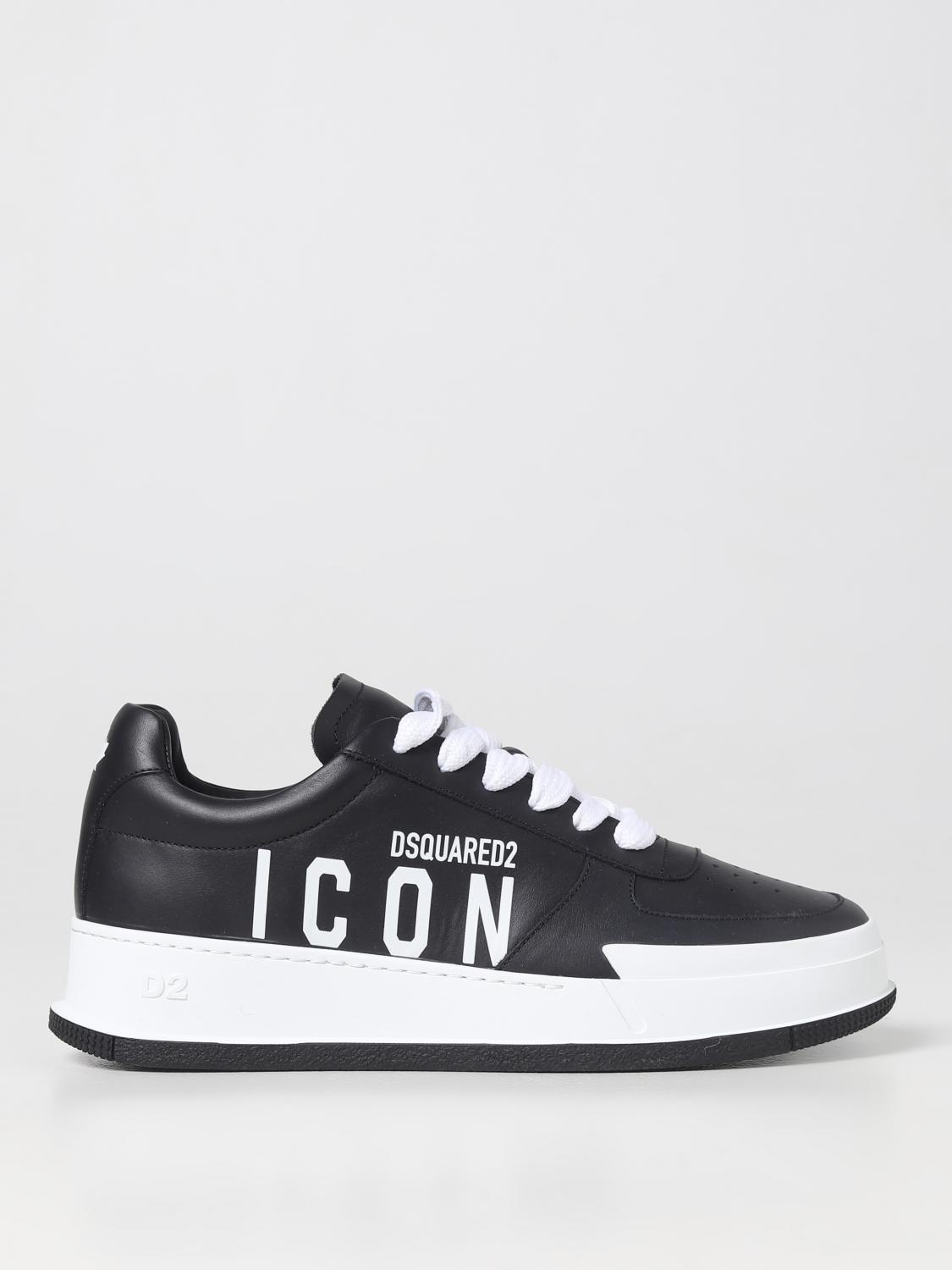 DSQUARED2 BASKETS: Chaussures homme Dsquared2, Noir - Img 1