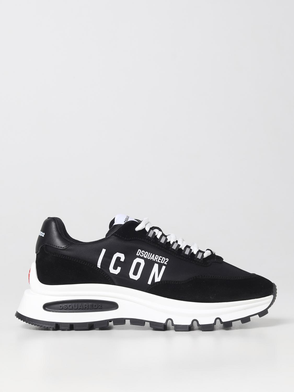 Dsquared2 Run DS2 sneakers in leather and nylon with printed logo