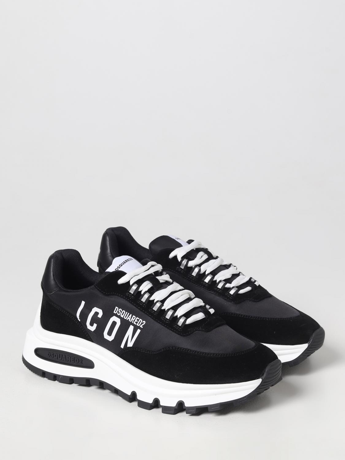 Dsquared2 Run DS2 sneakers in leather and nylon with printed logo