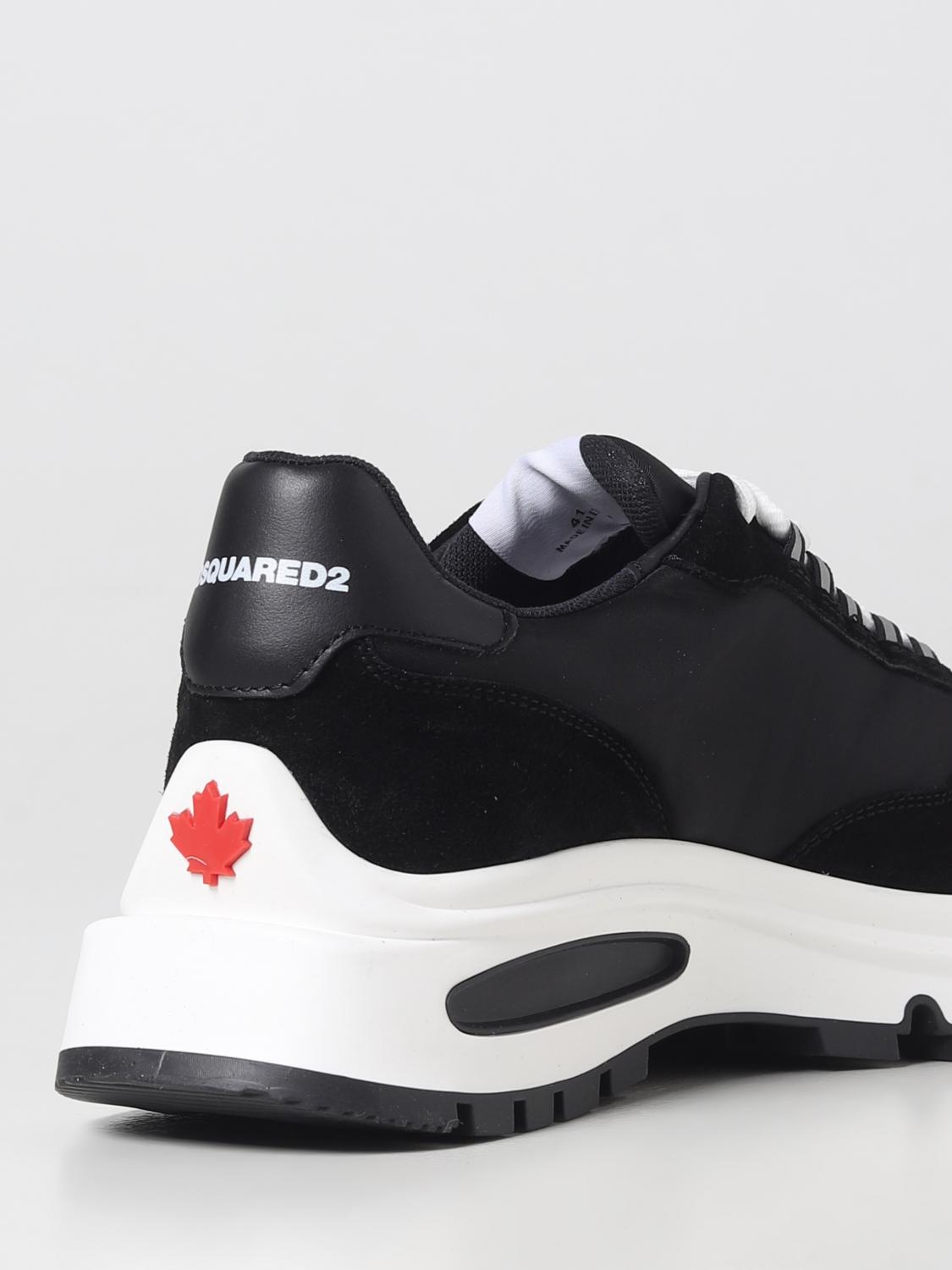 Dsquared2 Run DS2 sneakers in leather and nylon with printed logo