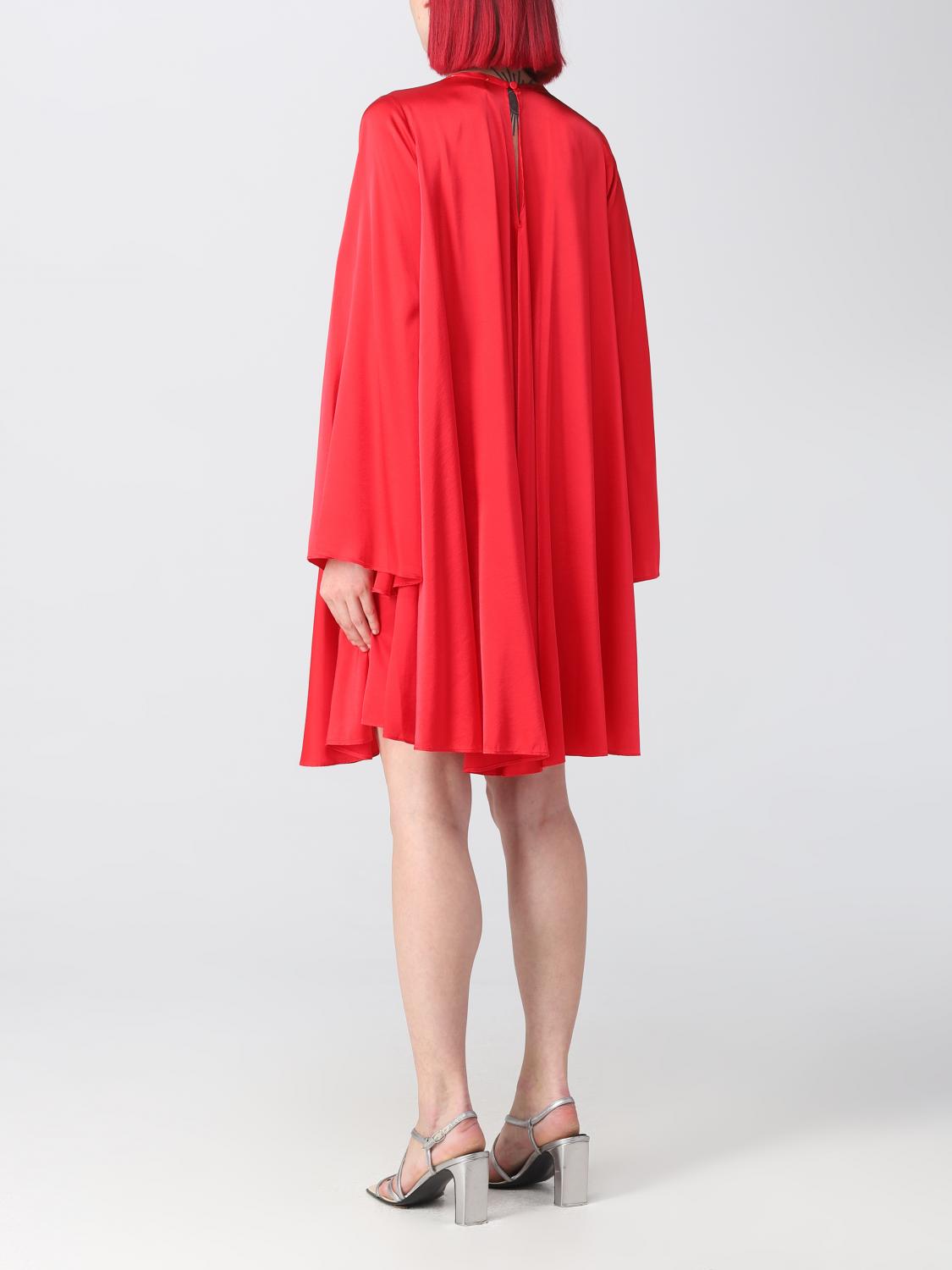 forte forte red dress FORTE_FORTE Taffeta Couture Long Dress Forte Forte