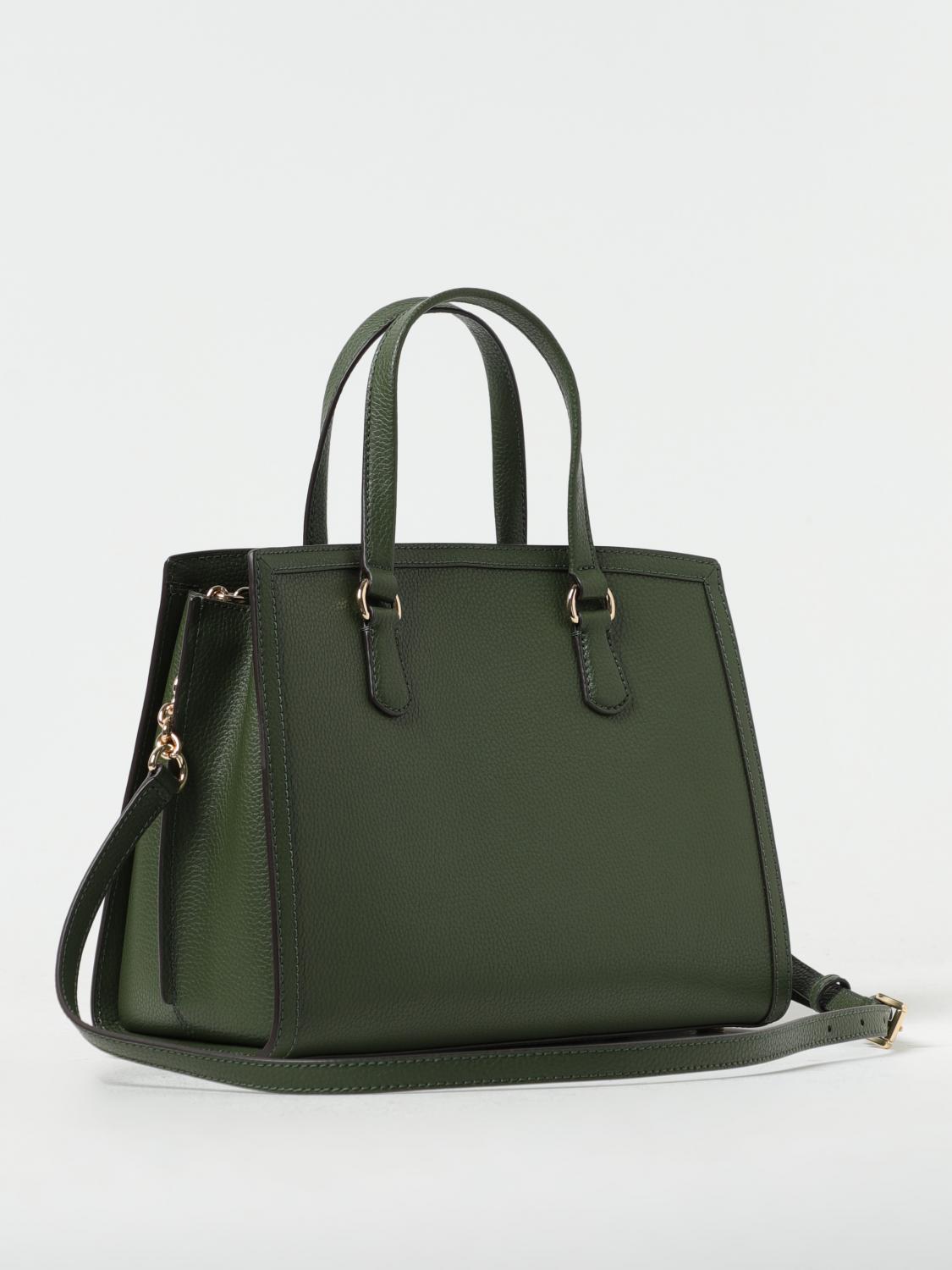 MICHAEL KORS BORSA A MANO: Borsa Chantal Michael Kors in pelle a grana, Verde - Img 2
