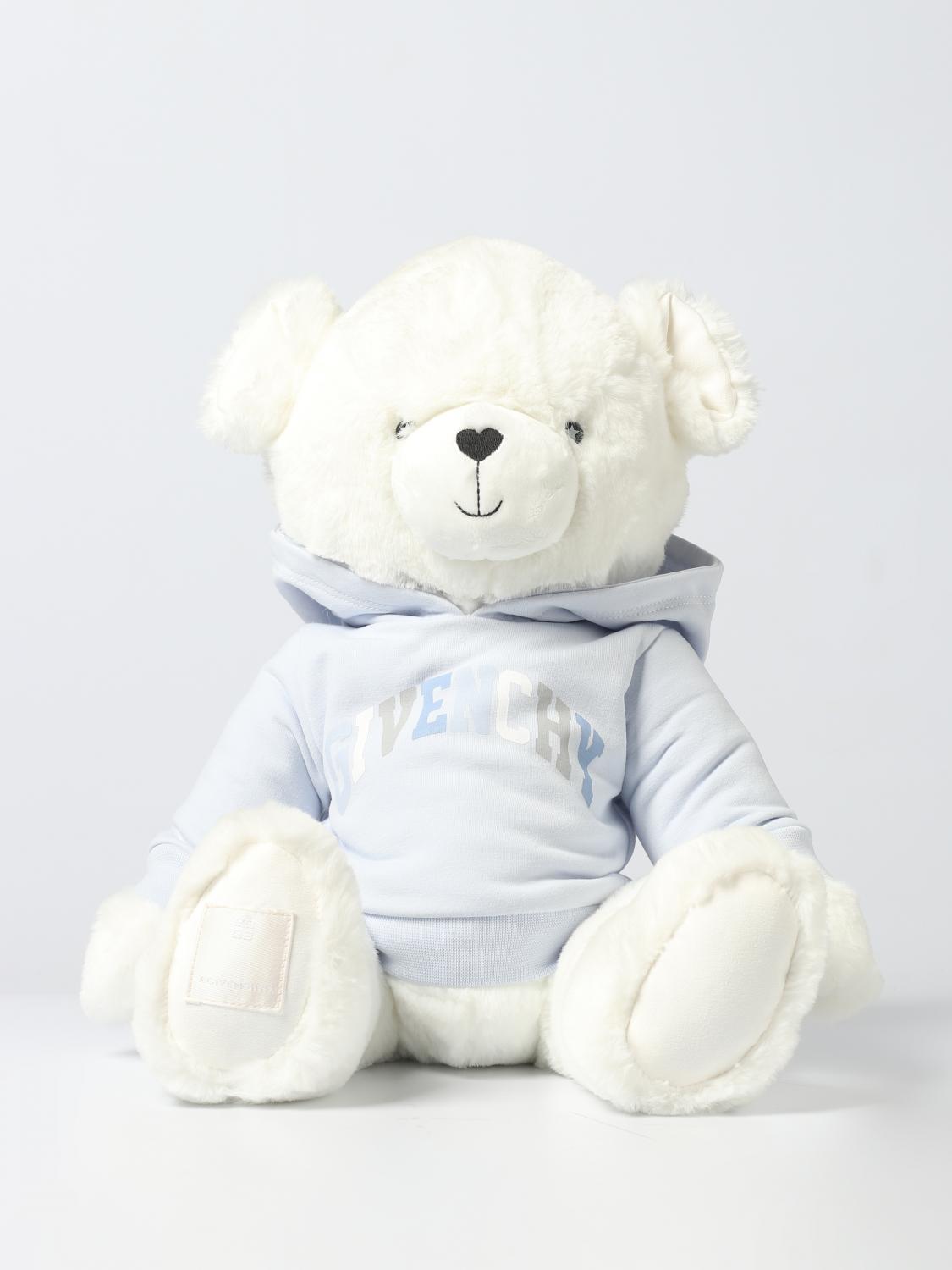 GIVENCHY PLUSH: Givenchy teddy bear in synthetic fur, Sky Blue - Img 1