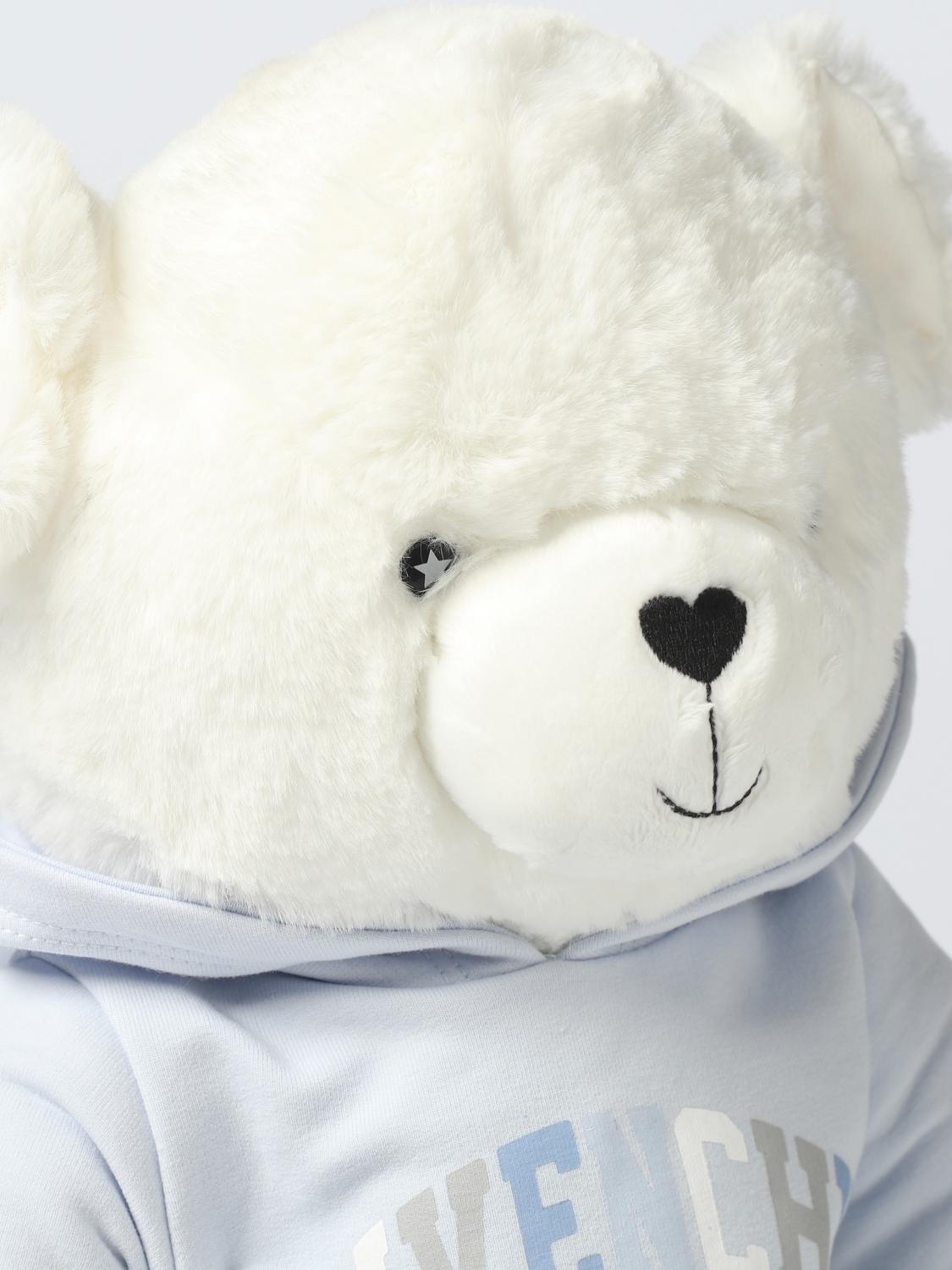 GIVENCHY PLUSH: Givenchy teddy bear in synthetic fur, Sky Blue - Img 3