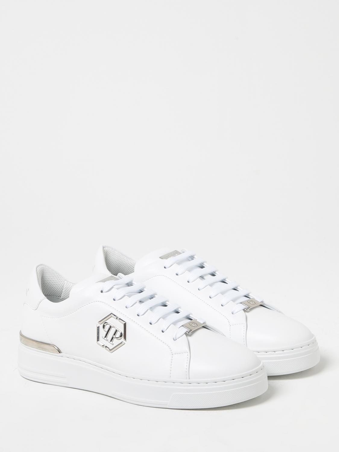 PHILIPP PLEIN SNEAKERS: Brogue shoes men Philipp Plein, White - Img 2