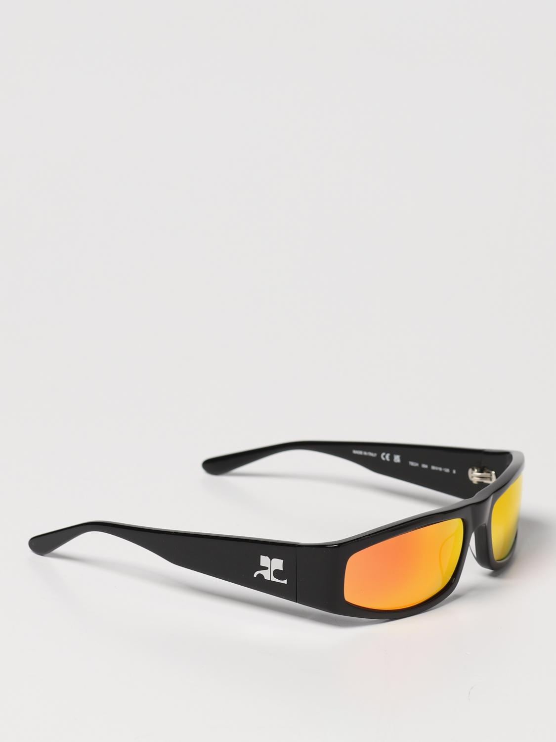 Courrèges Tech Sunset sunglasses in acetate - Black