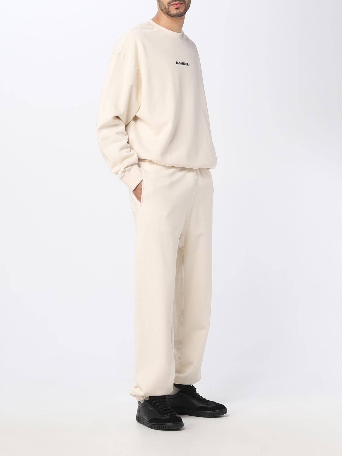 JIL SANDER SWEATSHIRT: Sweater men Jil Sander, Yellow Cream - Img 2