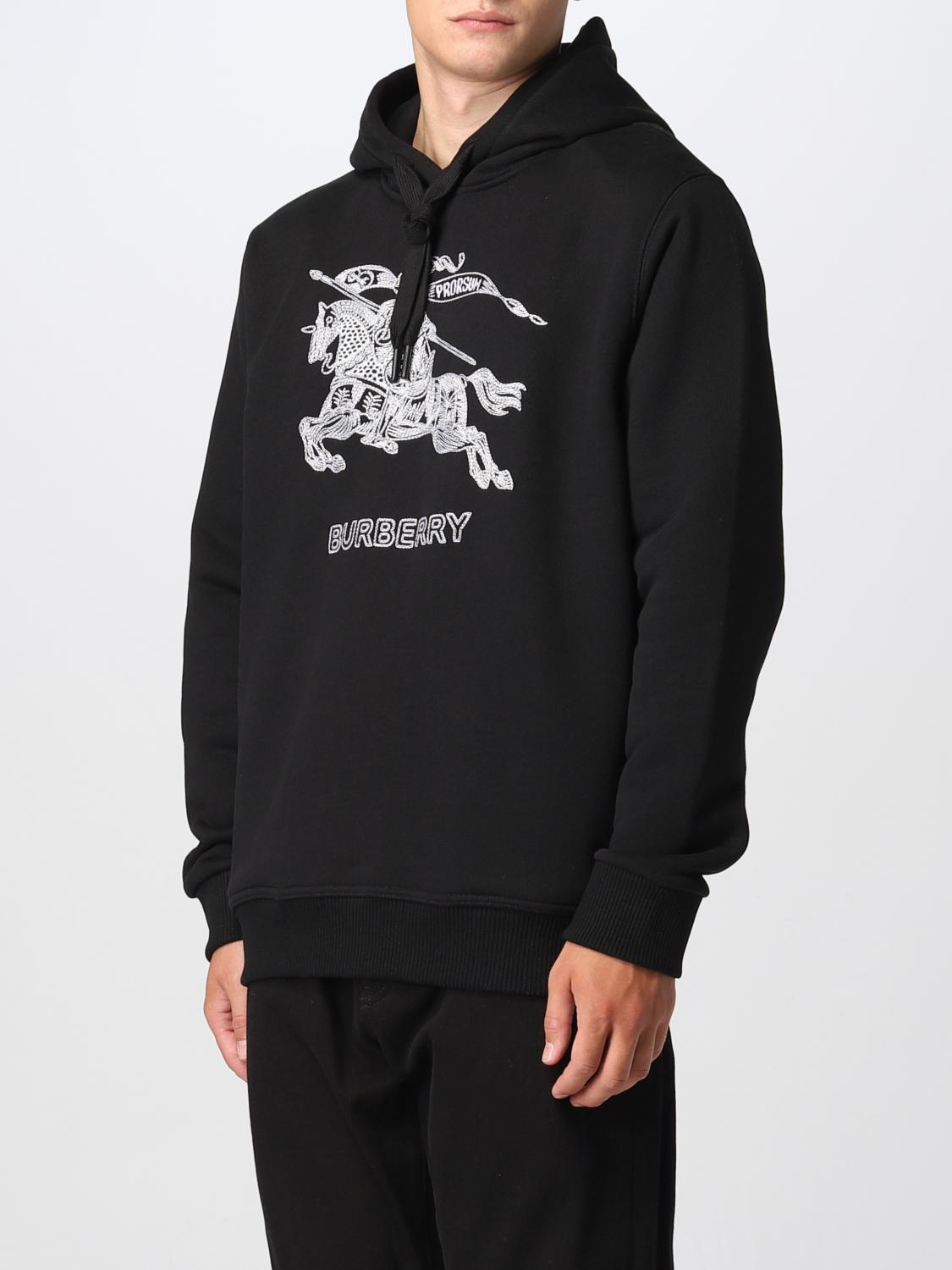 BURBERRY ТОЛСТОВКА: Свитер Мужское Burberry, Черный - Img 4