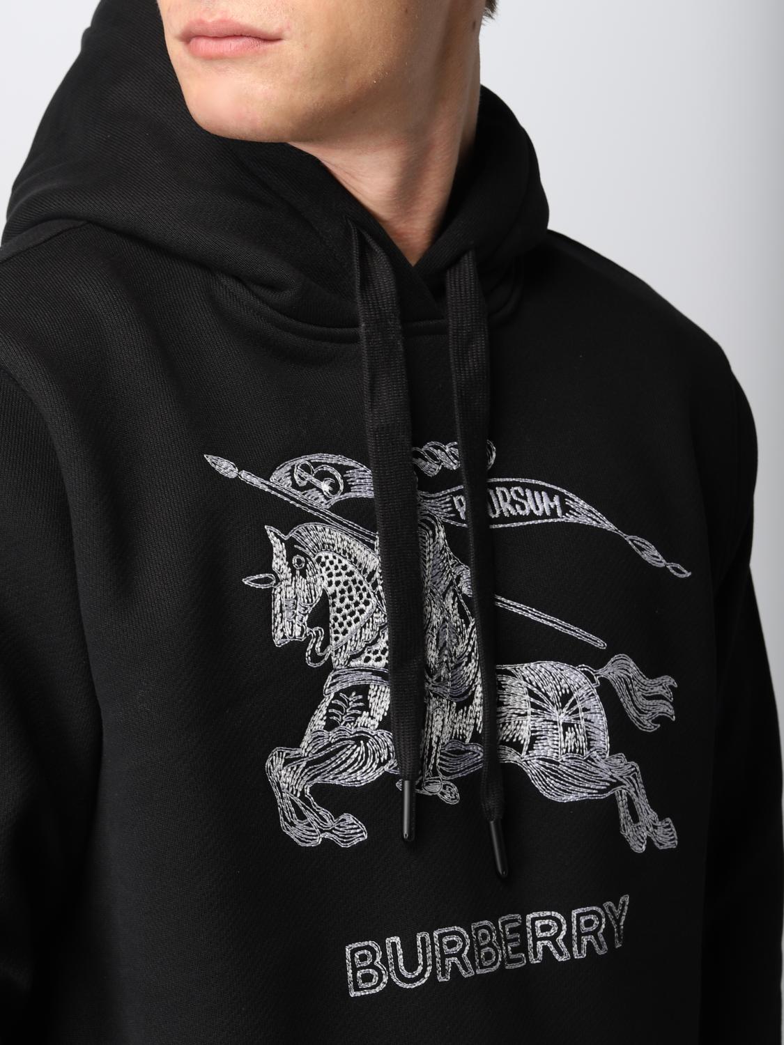 BURBERRY ТОЛСТОВКА: Свитер Мужское Burberry, Черный - Img 5