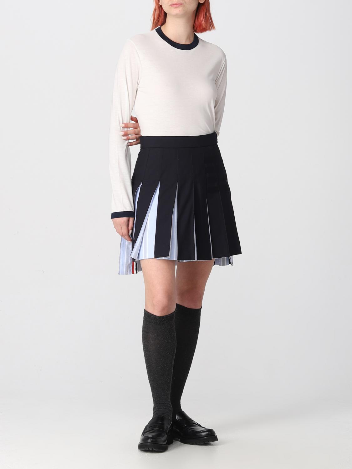 THOM BROWNE CAMISETA: Jersey mujer Thom Browne, Blanco - Img 2
