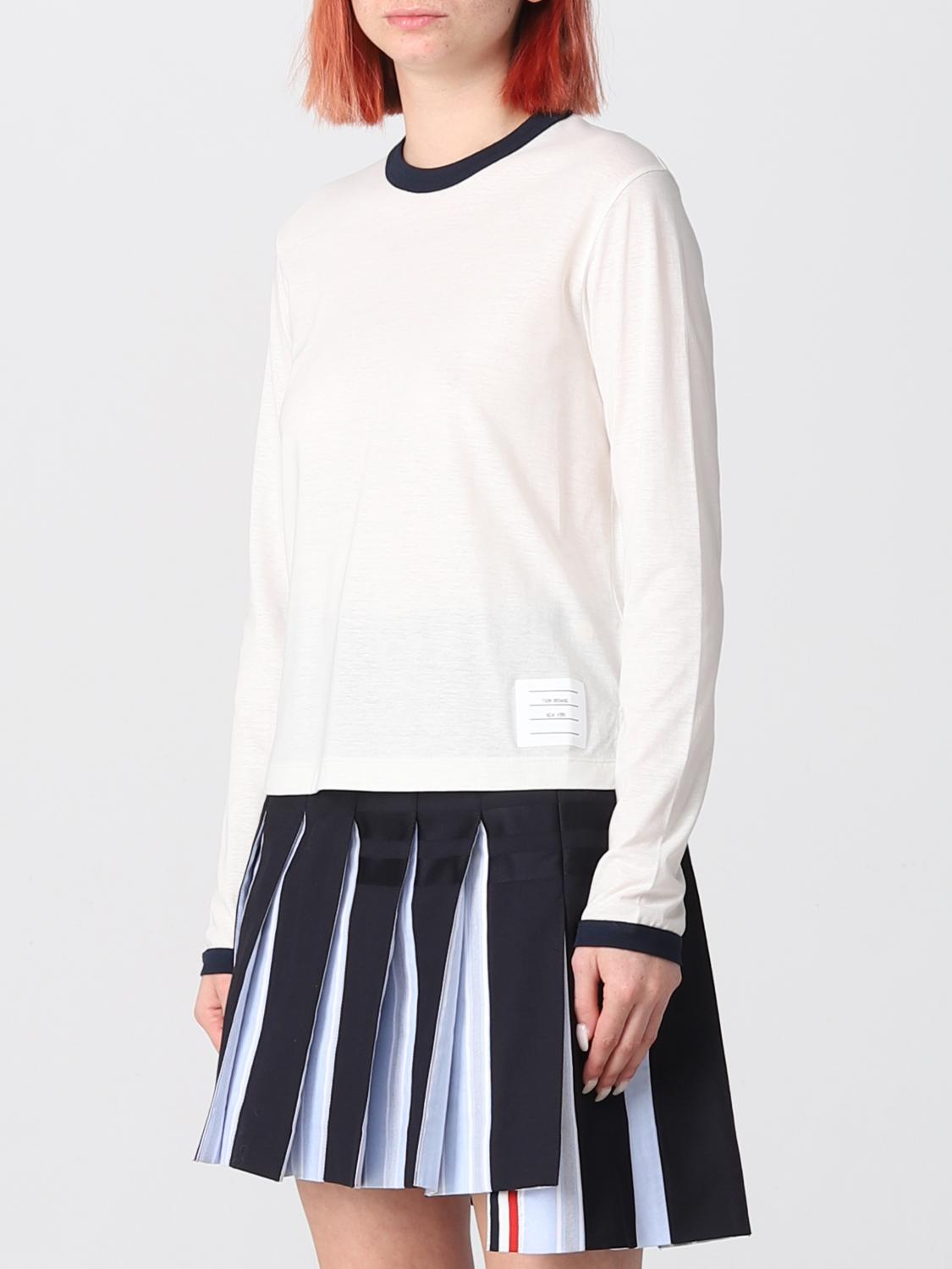 THOM BROWNE CAMISETA: Jersey mujer Thom Browne, Blanco - Img 4