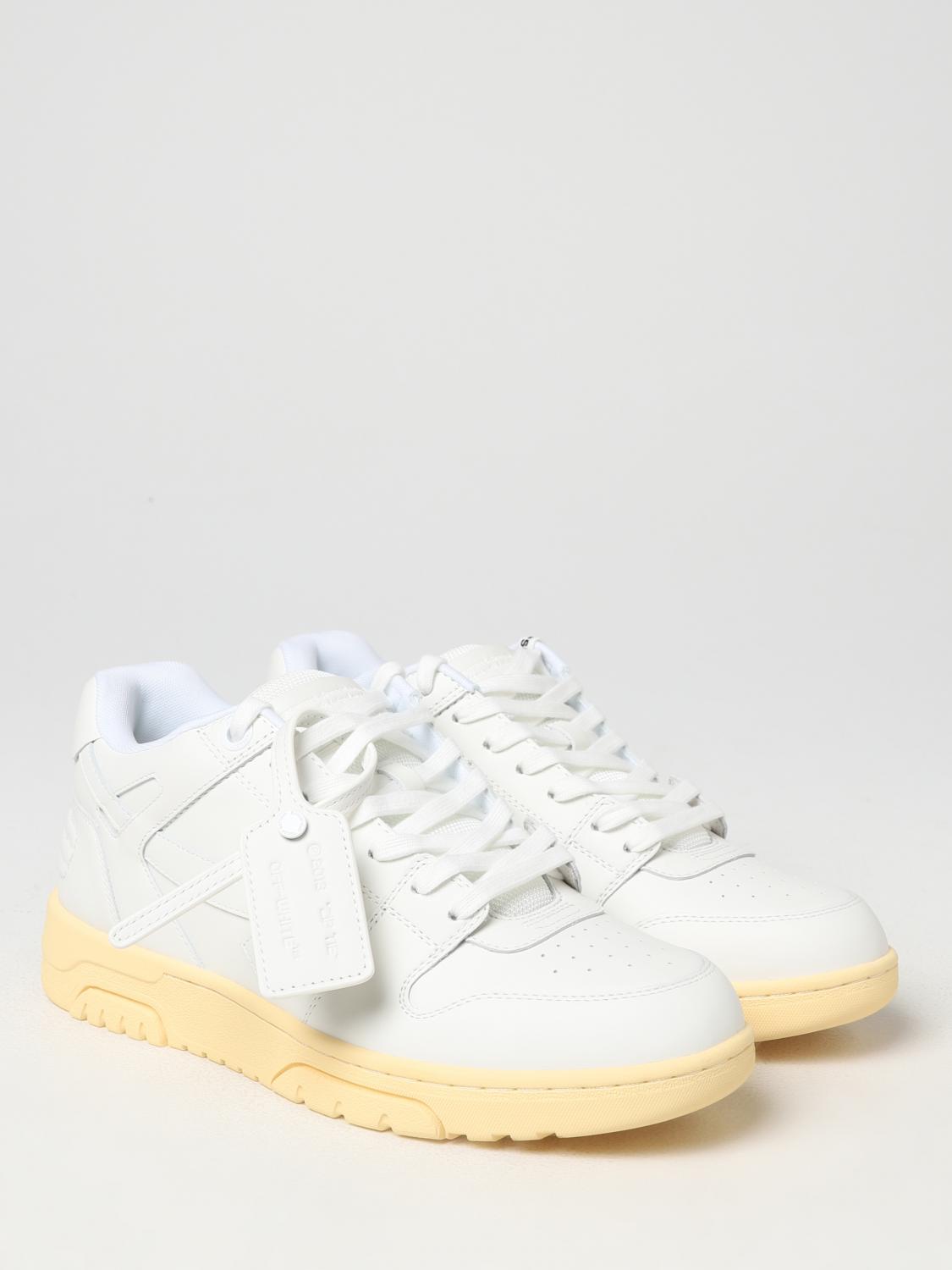 OFF-WHITE SNEAKERS: Off-White Out Of Office leather sneakers, White - Img 2