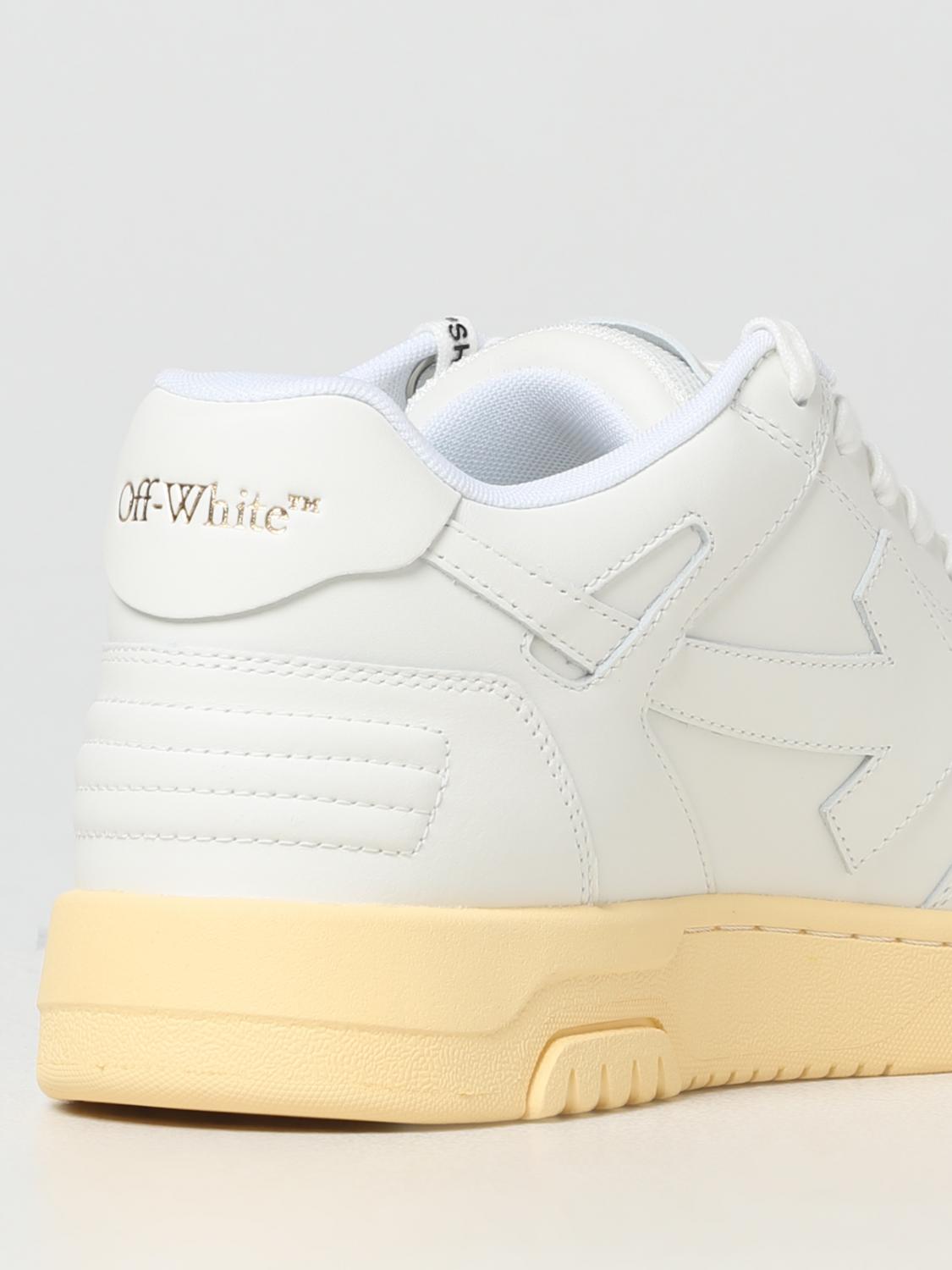 OFF-WHITE SNEAKERS: Off-White Out Of Office leather sneakers, White - Img 3