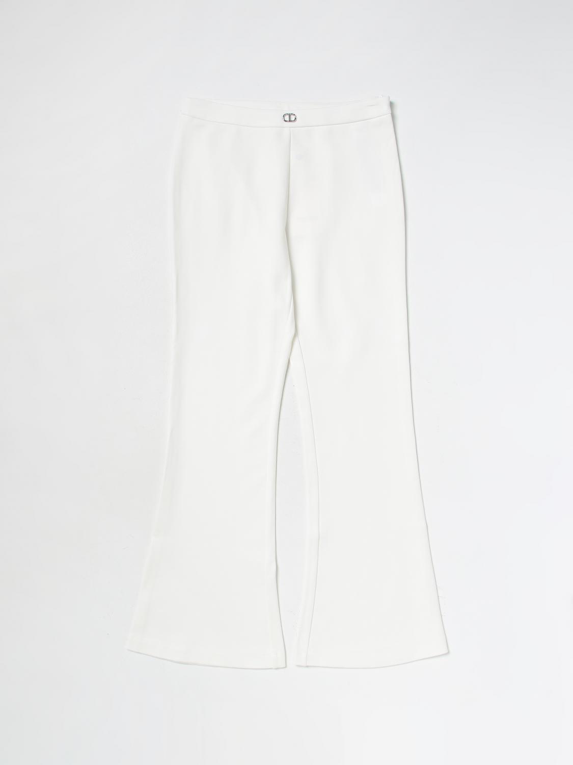 TWINSET PANTS: Twinset kids' pants, White - Img 1