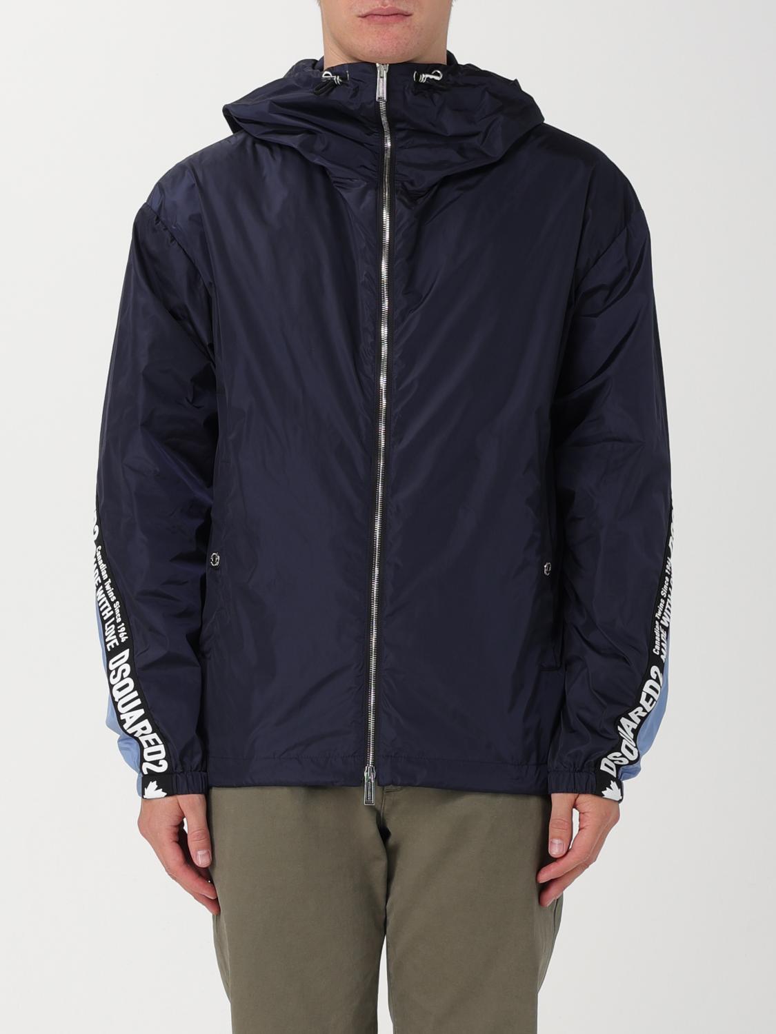 DSQUARED2 CHAQUETA: Chaqueta hombre Dsquared2, Azul Oscuro - Img 1