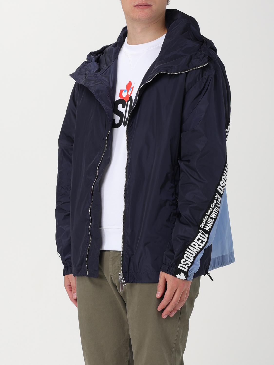 DSQUARED2 CHAQUETA: Chaqueta hombre Dsquared2, Azul Oscuro - Img 4