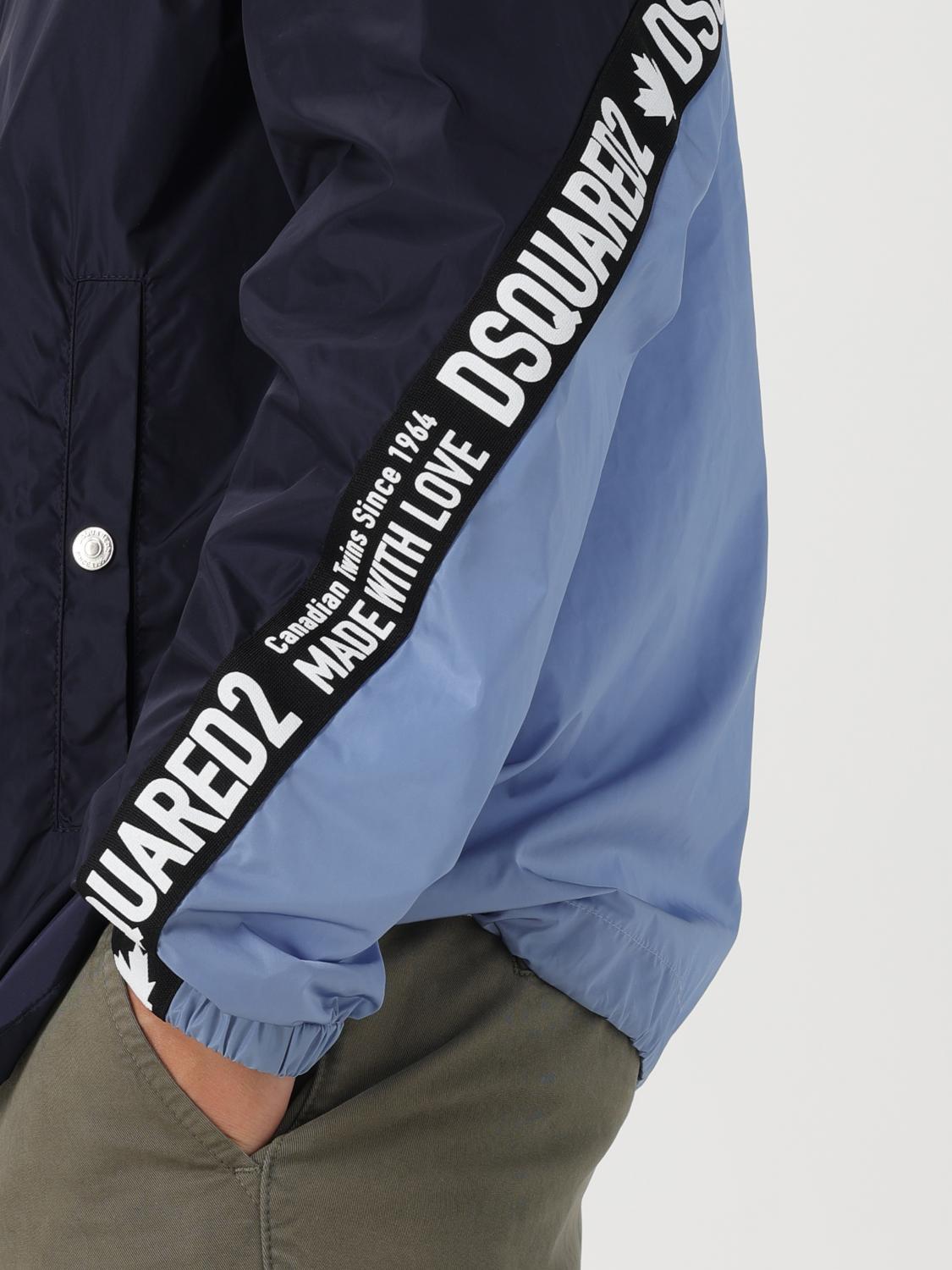 DSQUARED2 CHAQUETA: Chaqueta hombre Dsquared2, Azul Oscuro - Img 5