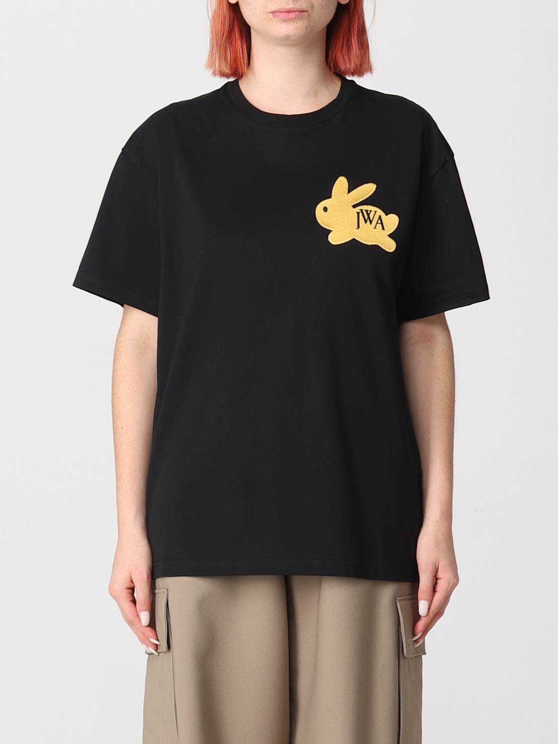 JW ANDERSON T-SHIRTS: T-shirt JW Anderson in cotone, Nero - Img 1