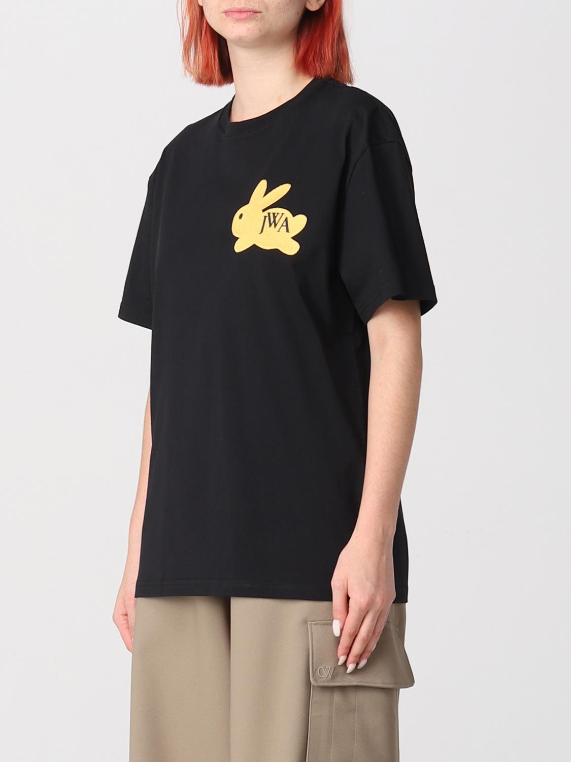 JW ANDERSON T-SHIRTS: T-shirt JW Anderson in cotone, Nero - Img 4