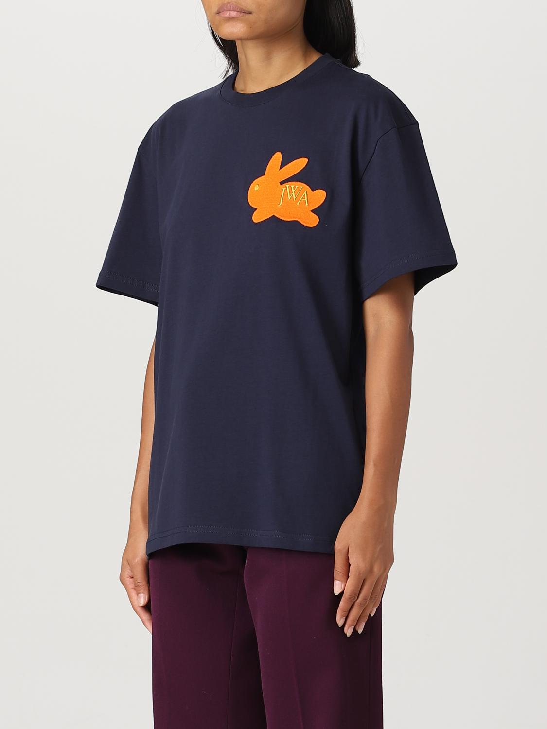 JW ANDERSON CAMISETA: Jersey mujer Jw Anderson, Azul Oscuro - Img 4