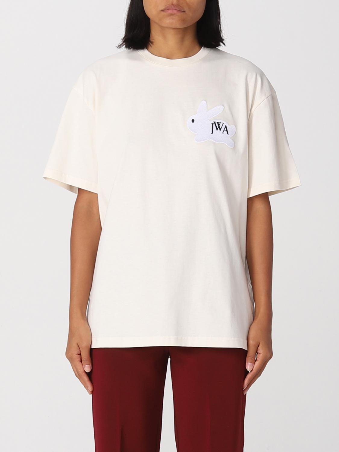 JW ANDERSON T-SHIRT: Pull femme Jw Anderson, Beige - Img 1