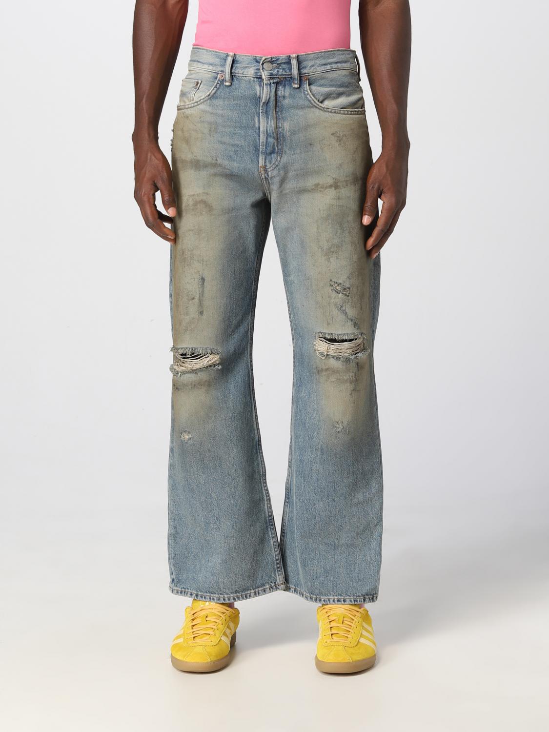 ACNE STUDIOS：ジーンズ メンズ - ブルー | GIGLIO.COMオンラインの