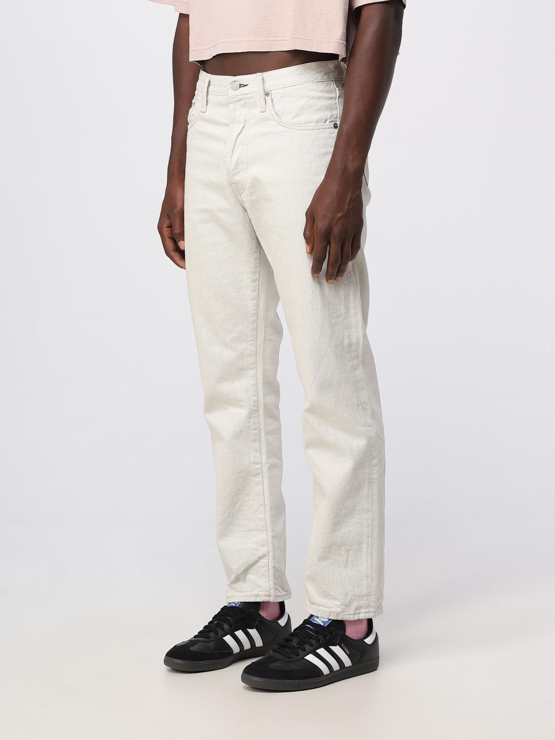 ACNE STUDIOS JEANS: Jeans men Acne Studios, Ecru - Img 4