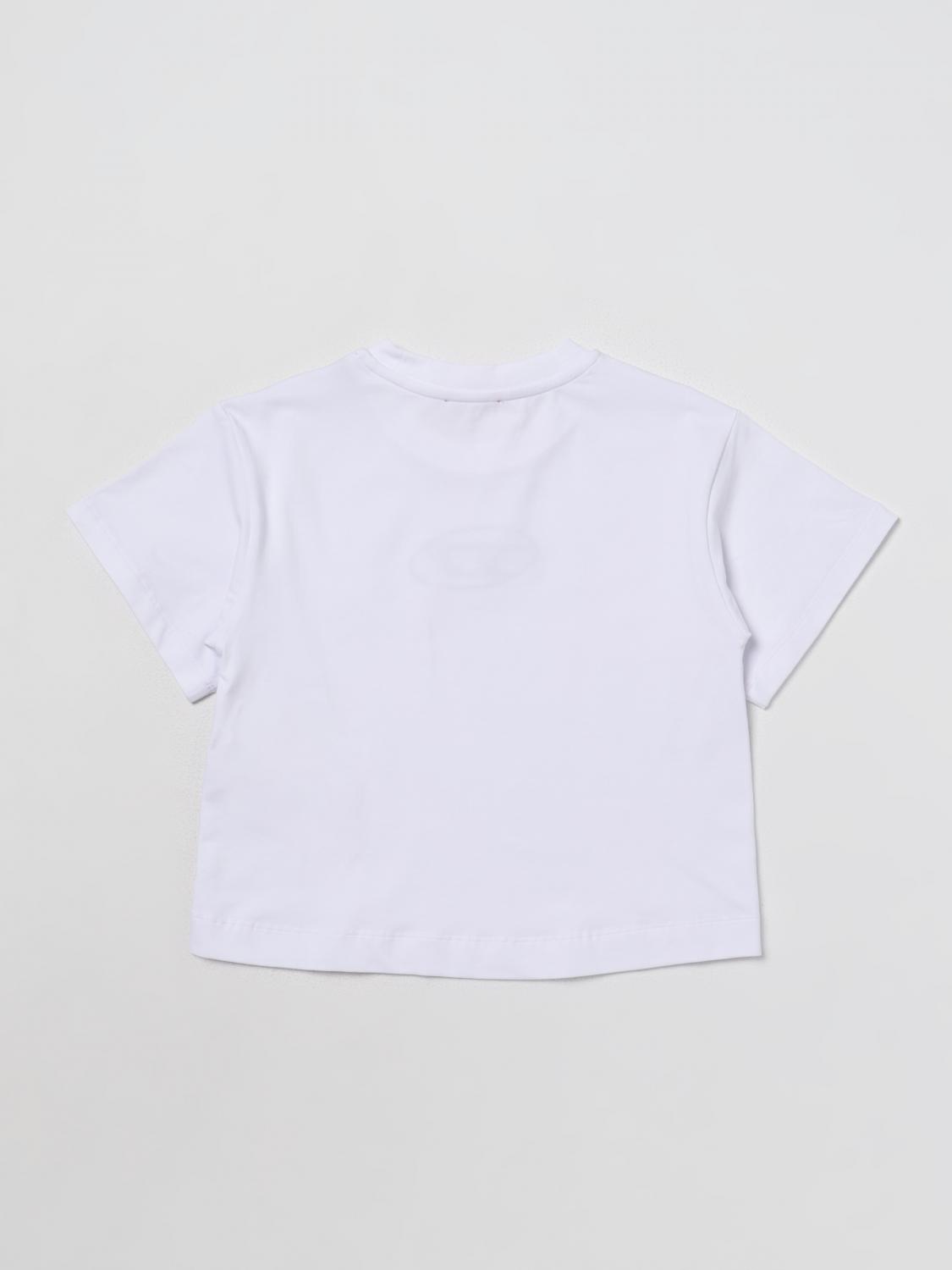 DIESEL CAMISETA: Camisetas niños Diesel, Blanco - Img 2
