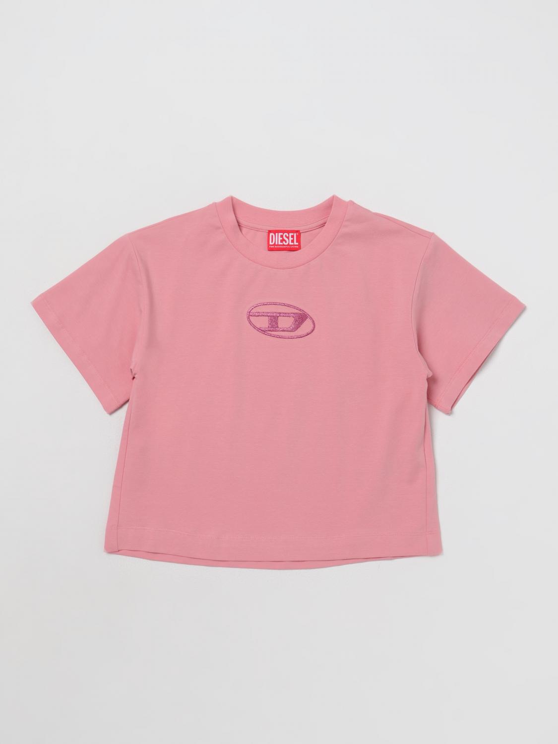 DIESEL CAMISETA: Camisetas niños Diesel, Rosa - Img 1