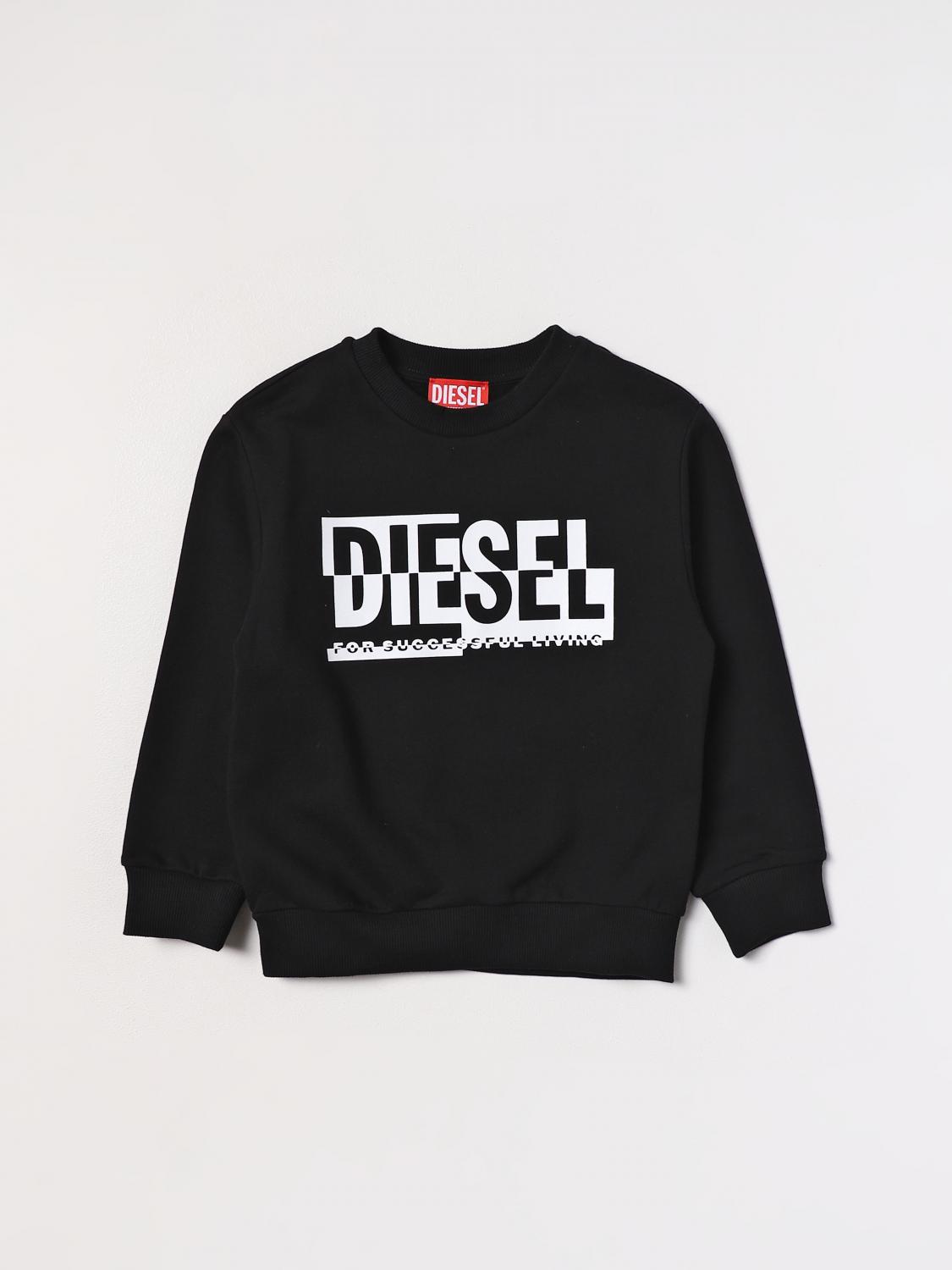 DIESEL: cotton sweatshirt Black Diesel sweater J01509KYAVF