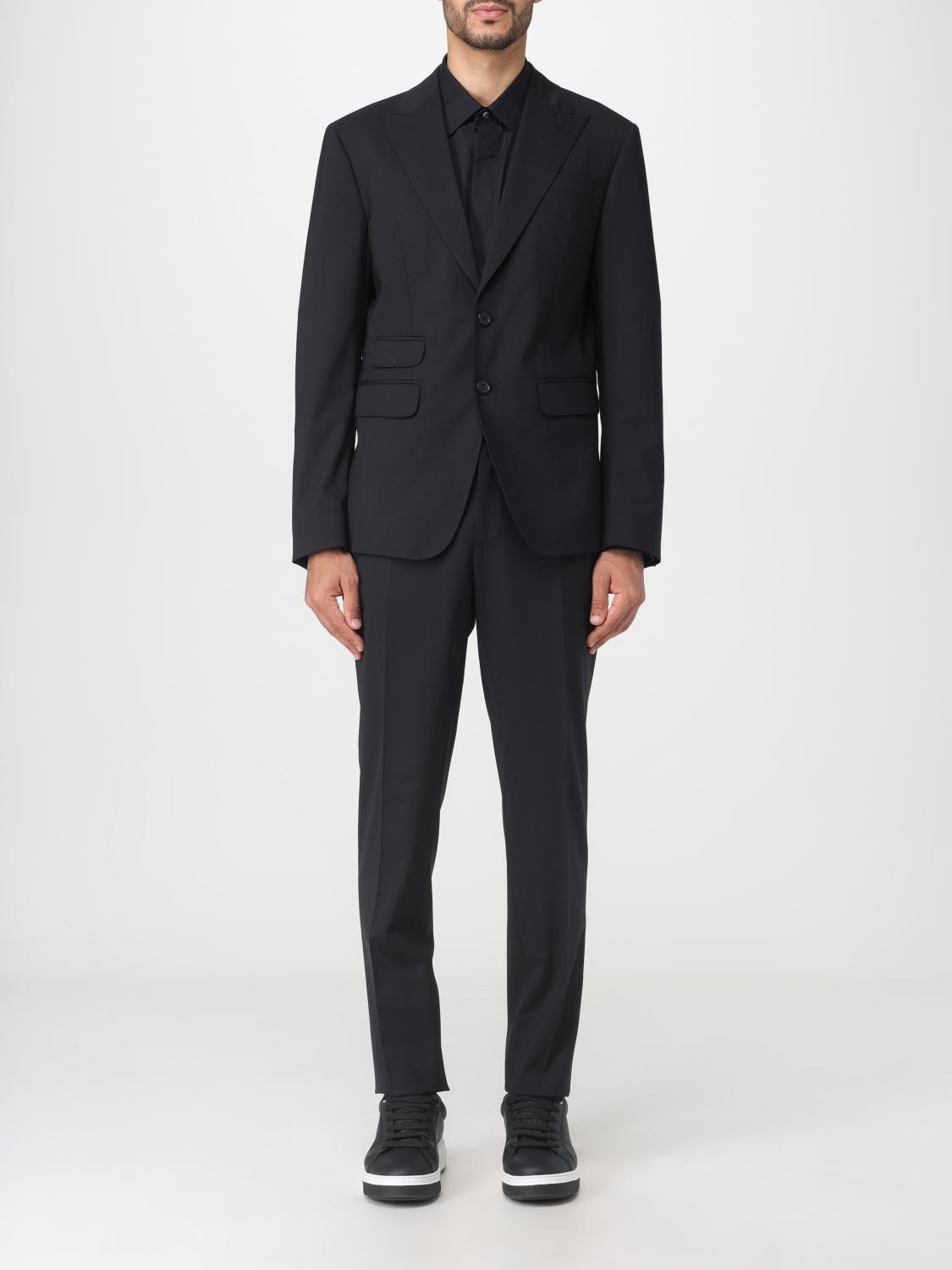 DSQUARED2 КЛАССИЧЕСКИЙ КОСТЮМ: Классический костюм Мужское Dsquared2, Черный - Img 1