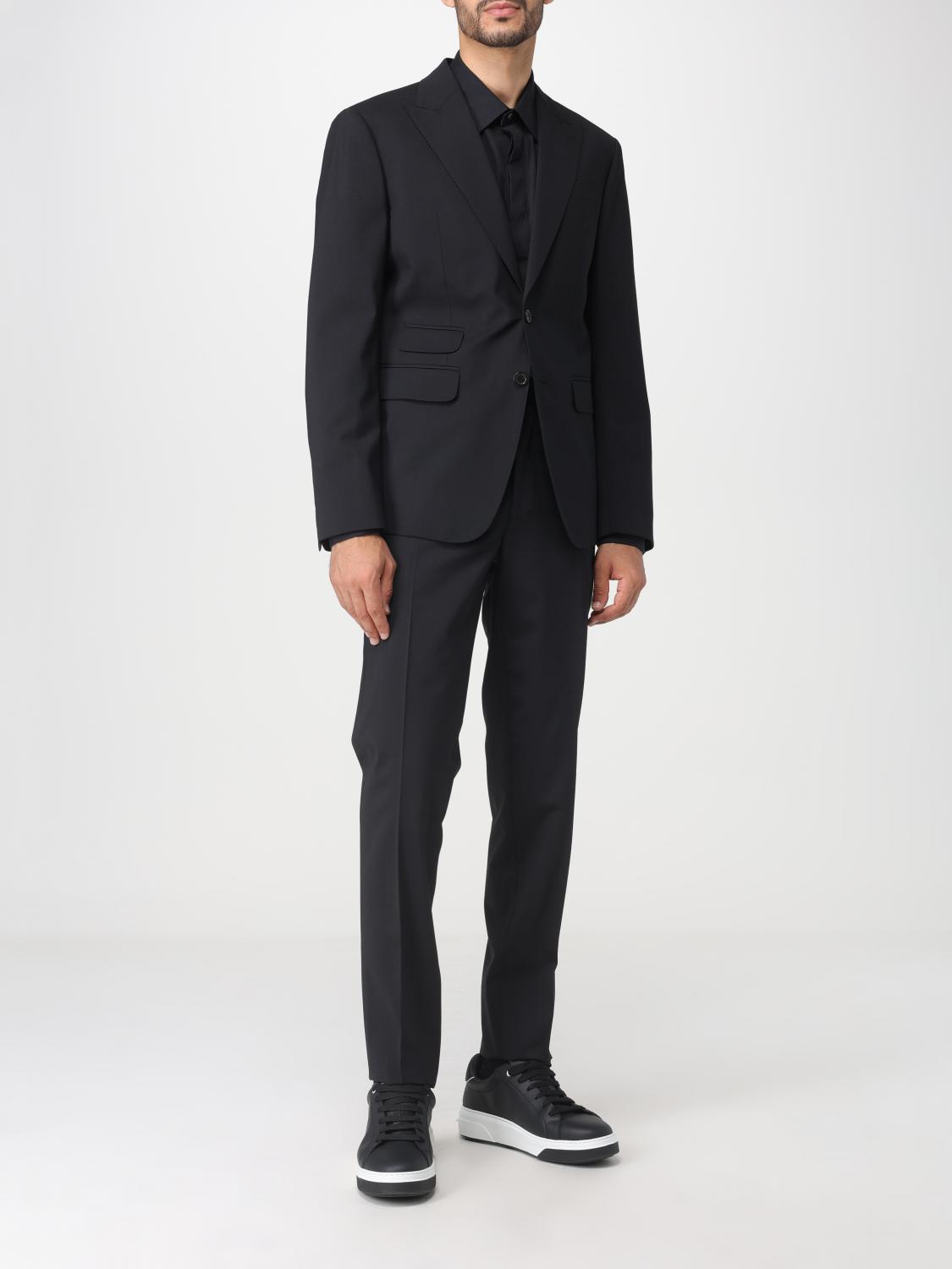 DSQUARED2 КЛАССИЧЕСКИЙ КОСТЮМ: Классический костюм Мужское Dsquared2, Черный - Img 2