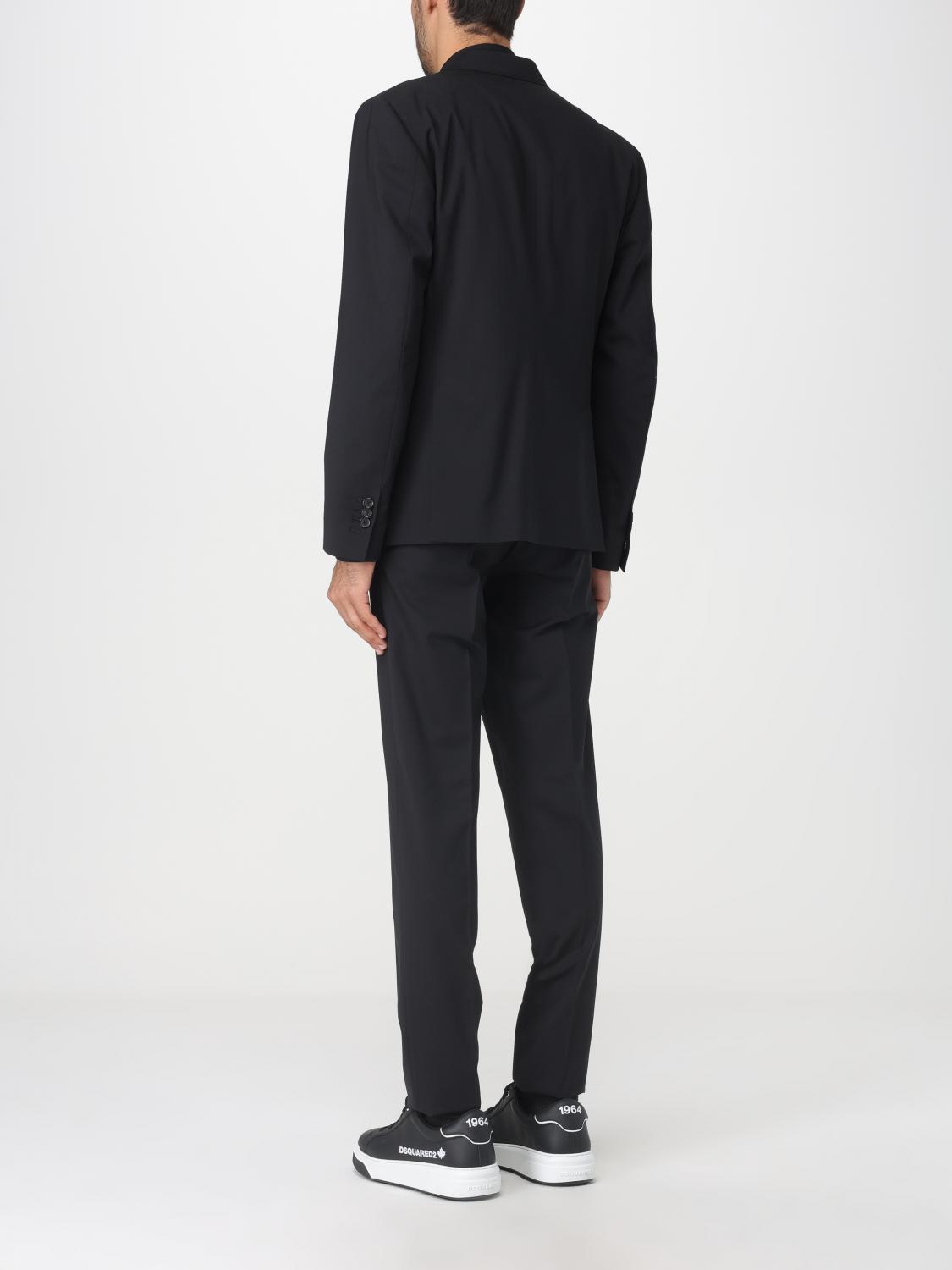 DSQUARED2 КЛАССИЧЕСКИЙ КОСТЮМ: Классический костюм Мужское Dsquared2, Черный - Img 3