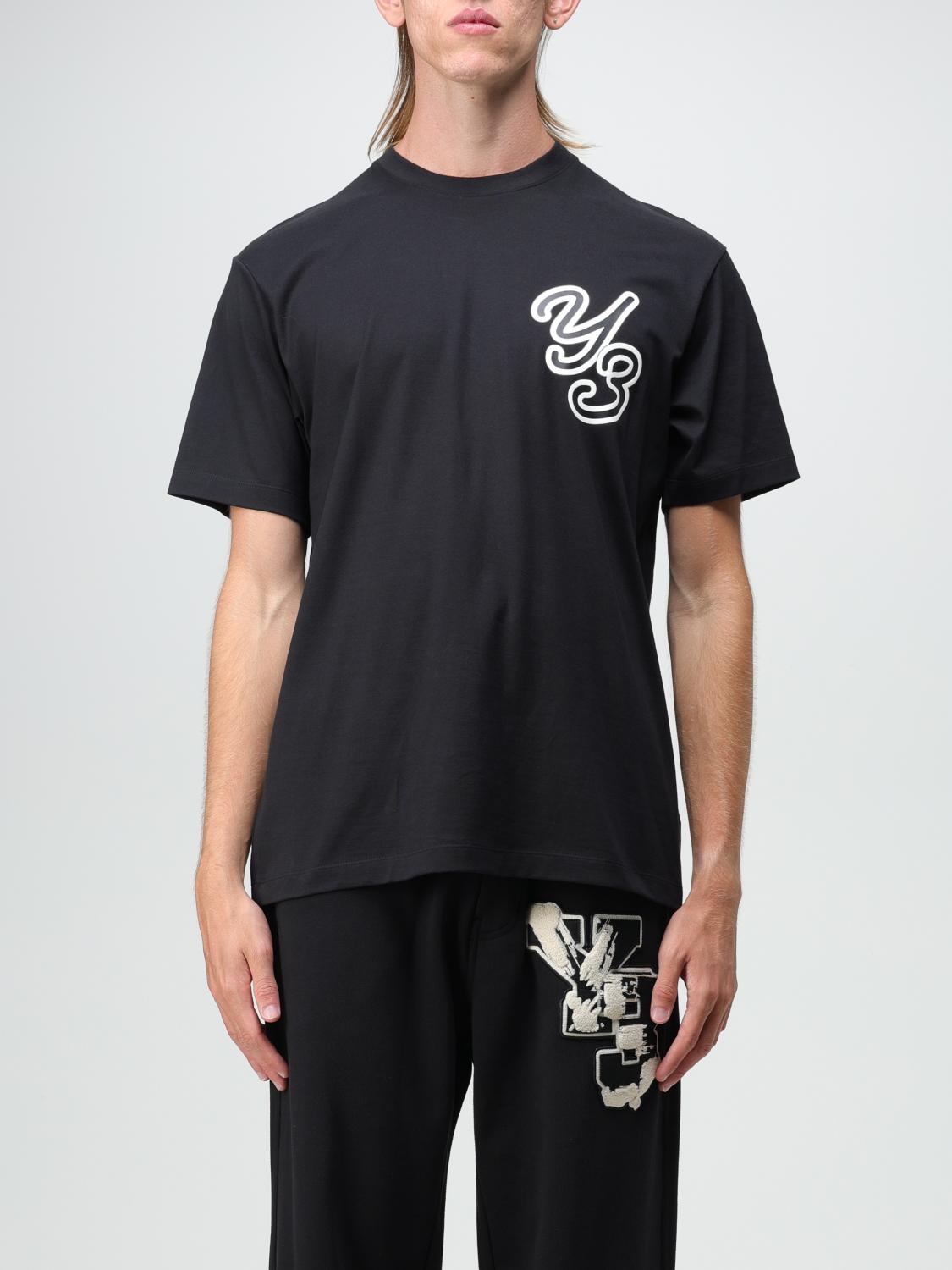 Y-3 T-SHIRT: T-shirt men Y-3, Black - Img 1