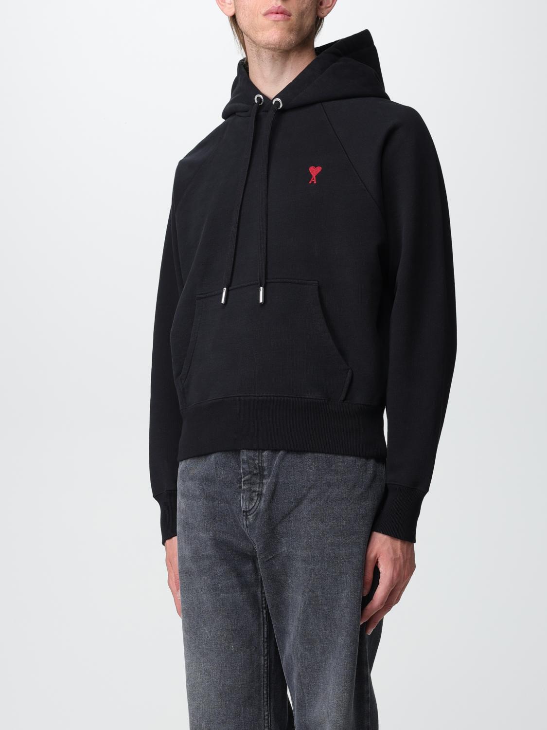 AMI PARIS: Sweatshirt men - Black | Ami Paris sweatshirt