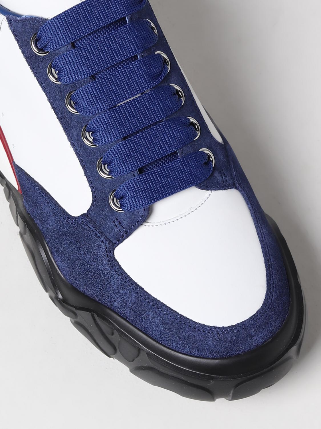 MCQUEEN SNEAKERS: Sneakers herren McQueen, Blau - Img 4