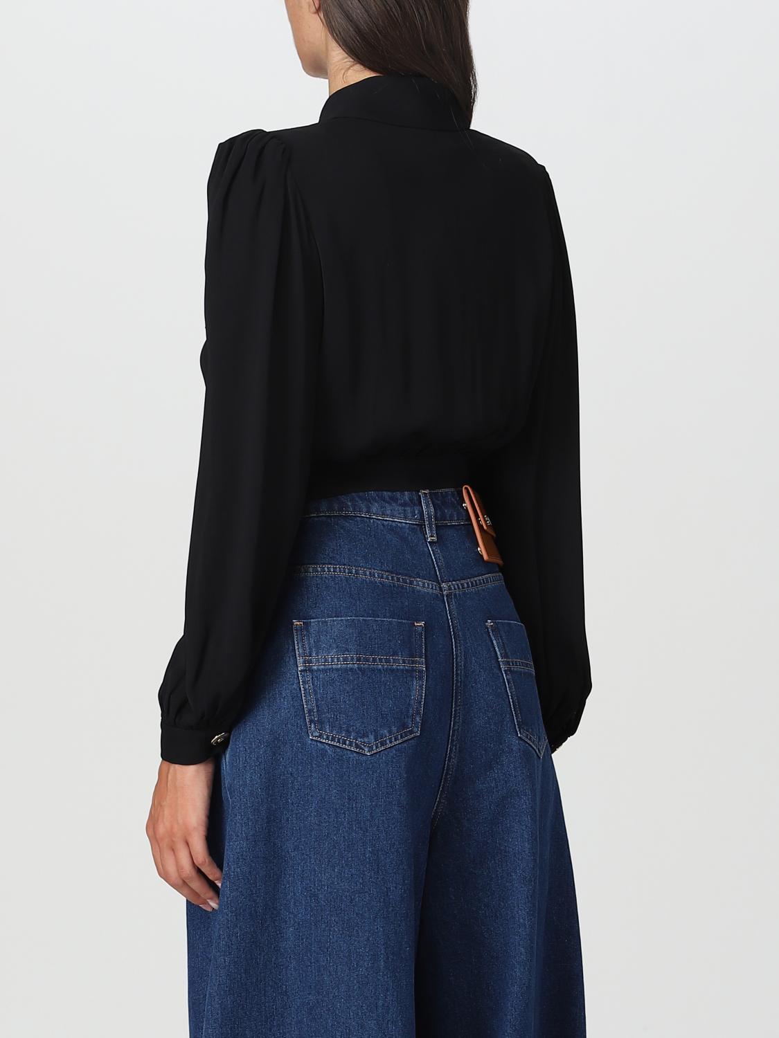 ELISABETTA FRANCHI CAMISA: Camisa mujer Elisabetta Franchi, Negro - Img 3