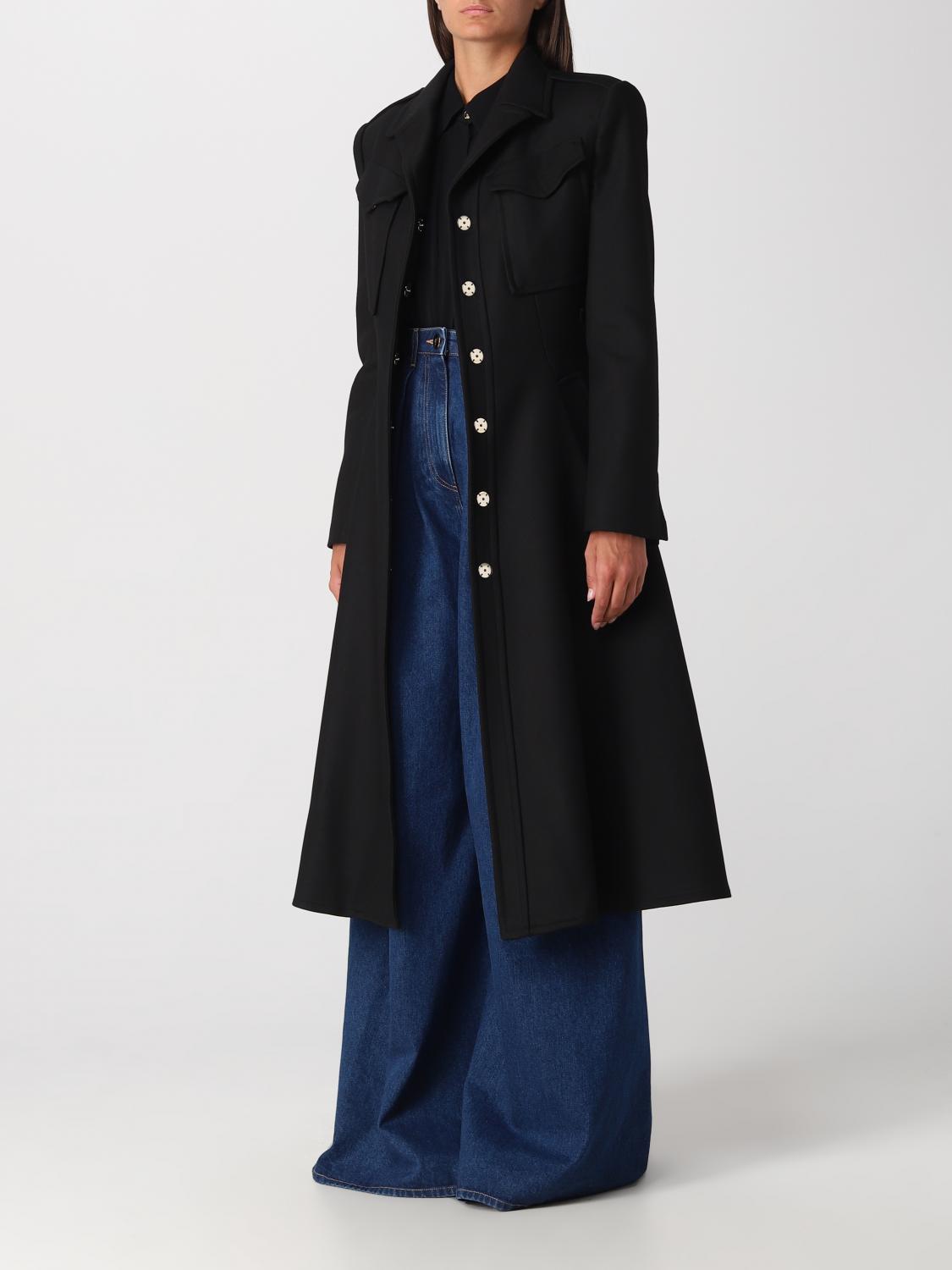 ELISABETTA FRANCHI: Blazer woman - Black | Elisabetta Franchi coat