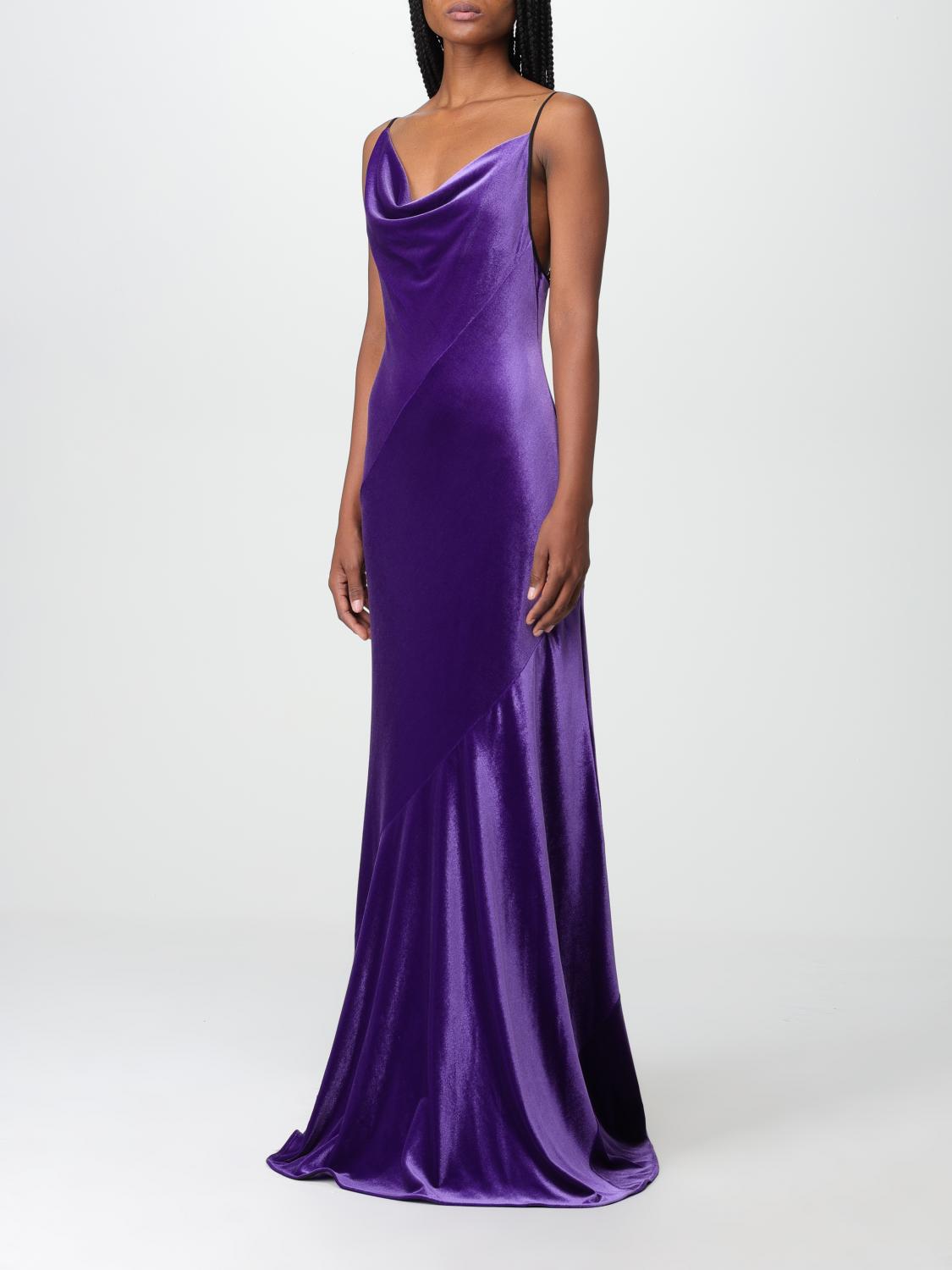 PHILOSOPHY DI LORENZO SERAFINI KLEID: Kleid damen Philosophy Di Lorenzo Serafini, Violett - Img 3